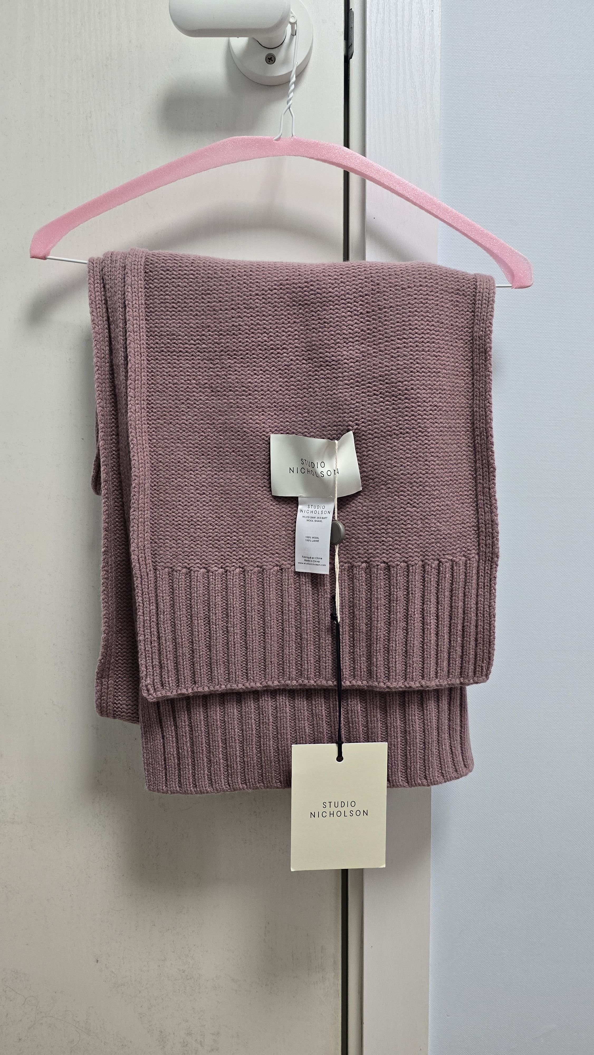 Studio Nicholson studio nicholson pink muffler Size ONE SIZE - 2 Thumbnail