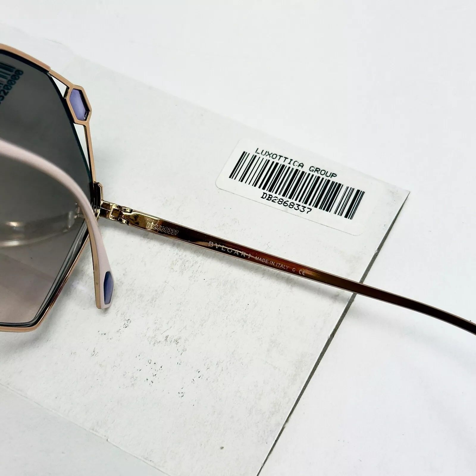 Bvlgari BVLGARI SERPENTEYES BV6160 Pink Enamel Jewel Sunglasses 6160 Size ONE SIZE - 8 Thumbnail