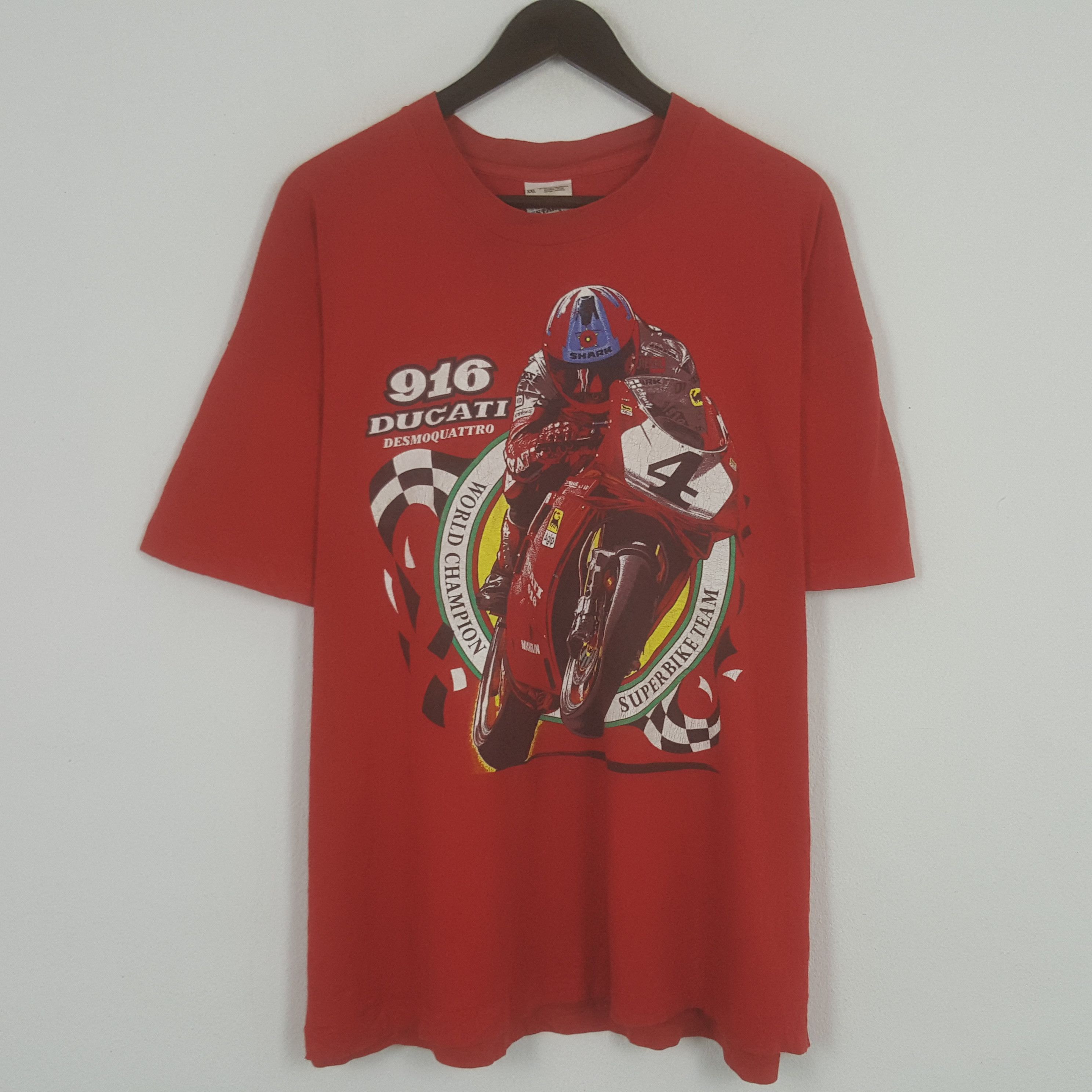 Ducati × Vintage Vintage Ducati Superbike 916 Tshirt Size US XXL / EU 58 / 5 - 3 Thumbnail