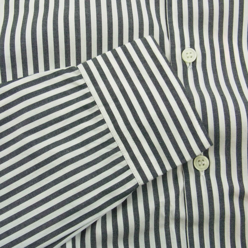 Comme des Garcons Black Shirt Satin Fluorescent Line Stripe Long Sleeve Black Size US S / EU 44-46 / 1 - 4 Thumbnail