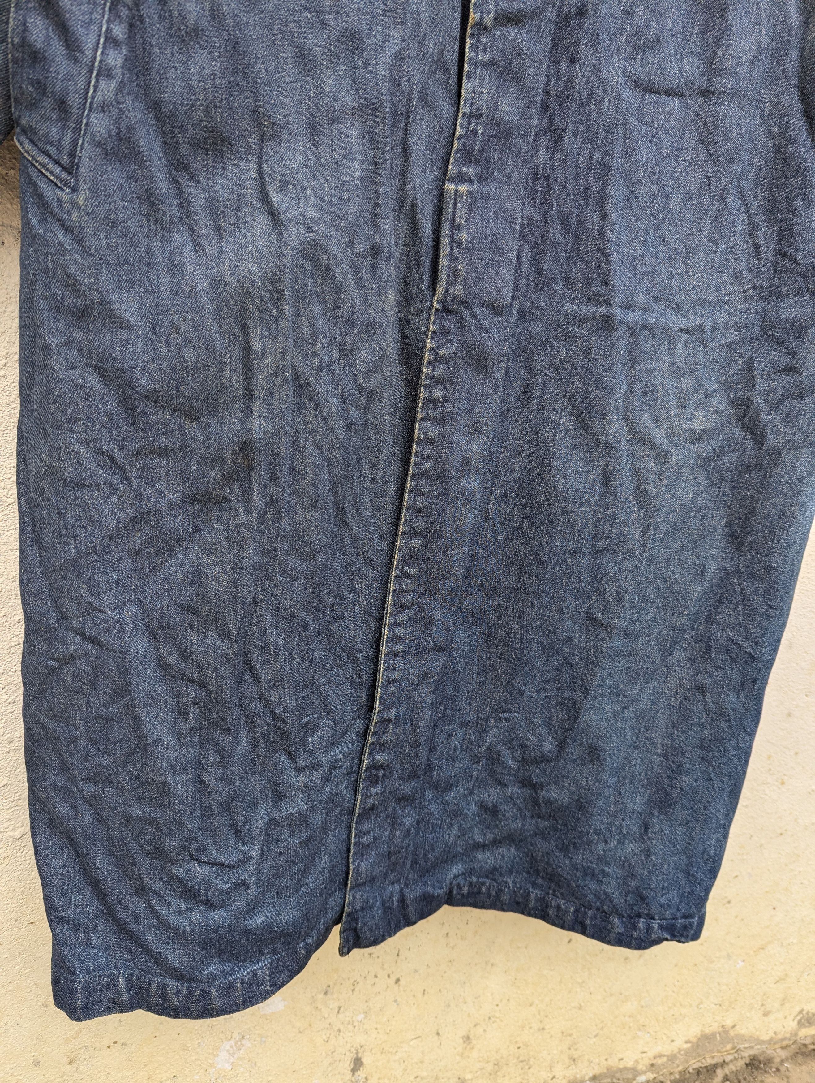 Vintage HOUSTON US MILITARY GARMENT DENIM PARKA Size US L / EU 52-54 / 3 - 3 Thumbnail