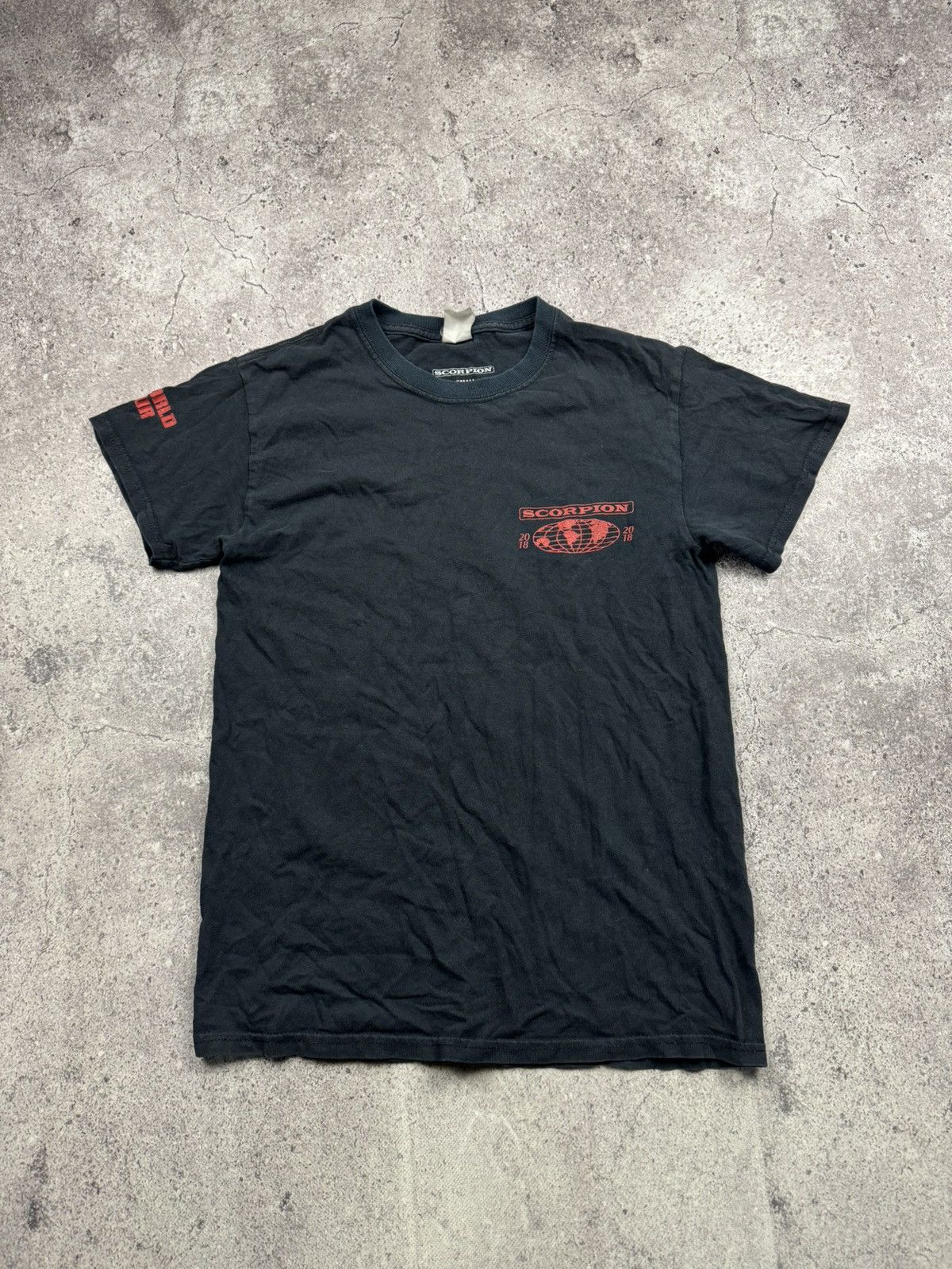 Band Tees Drake Scorpion Tour Tee 2018 Tshirt Black Band Metal Size US S / EU 44-46 / 1 - 3 Thumbnail