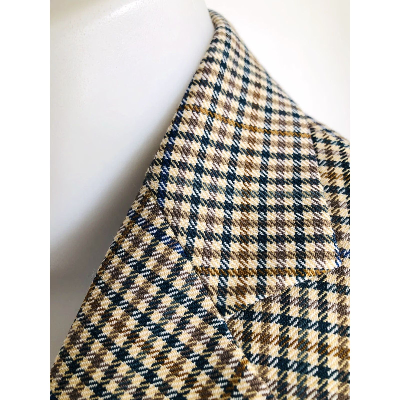 Brooks Brothers BROOKS BROTHERS 1818 MADISON Plaid Wool 42L Blazer Jacket Men Size 42 L Brown Beige Blue Gray C14 EXCELLENT Size 42R - 2 Thumbnail