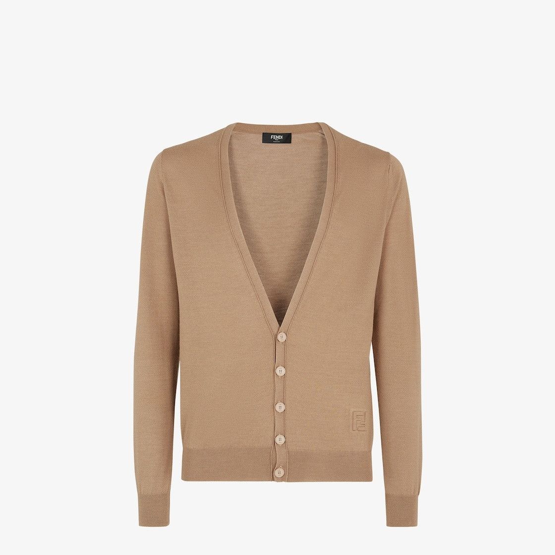 Fendi o1s1wg110226 Cardigan in Beige Size US XL / EU 56 / 4 - 1 Thumbnail