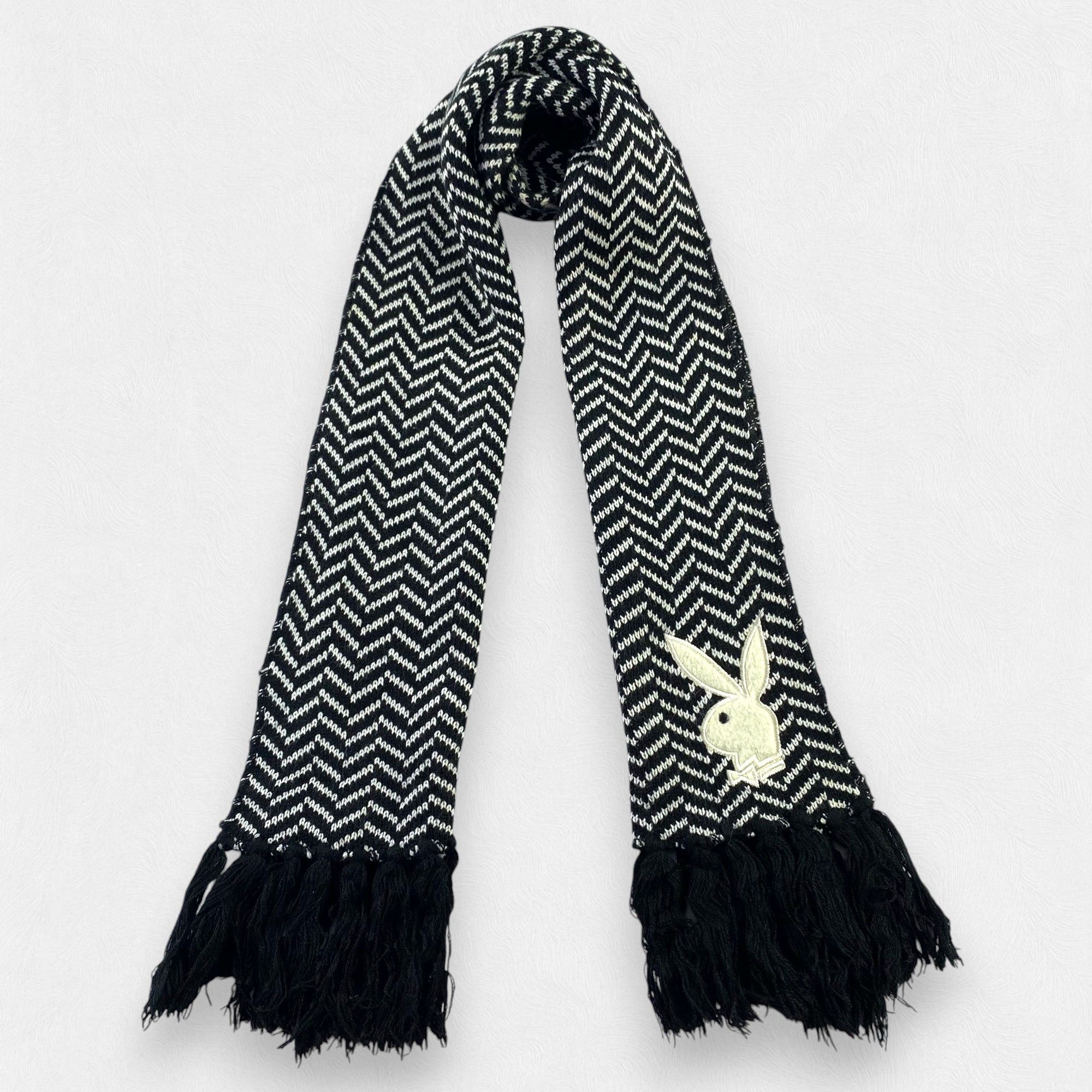 Playboy Playboy Big Logo Scarf Neck Wrap Wool Muffler Size ONE SIZE - 1 Thumbnail