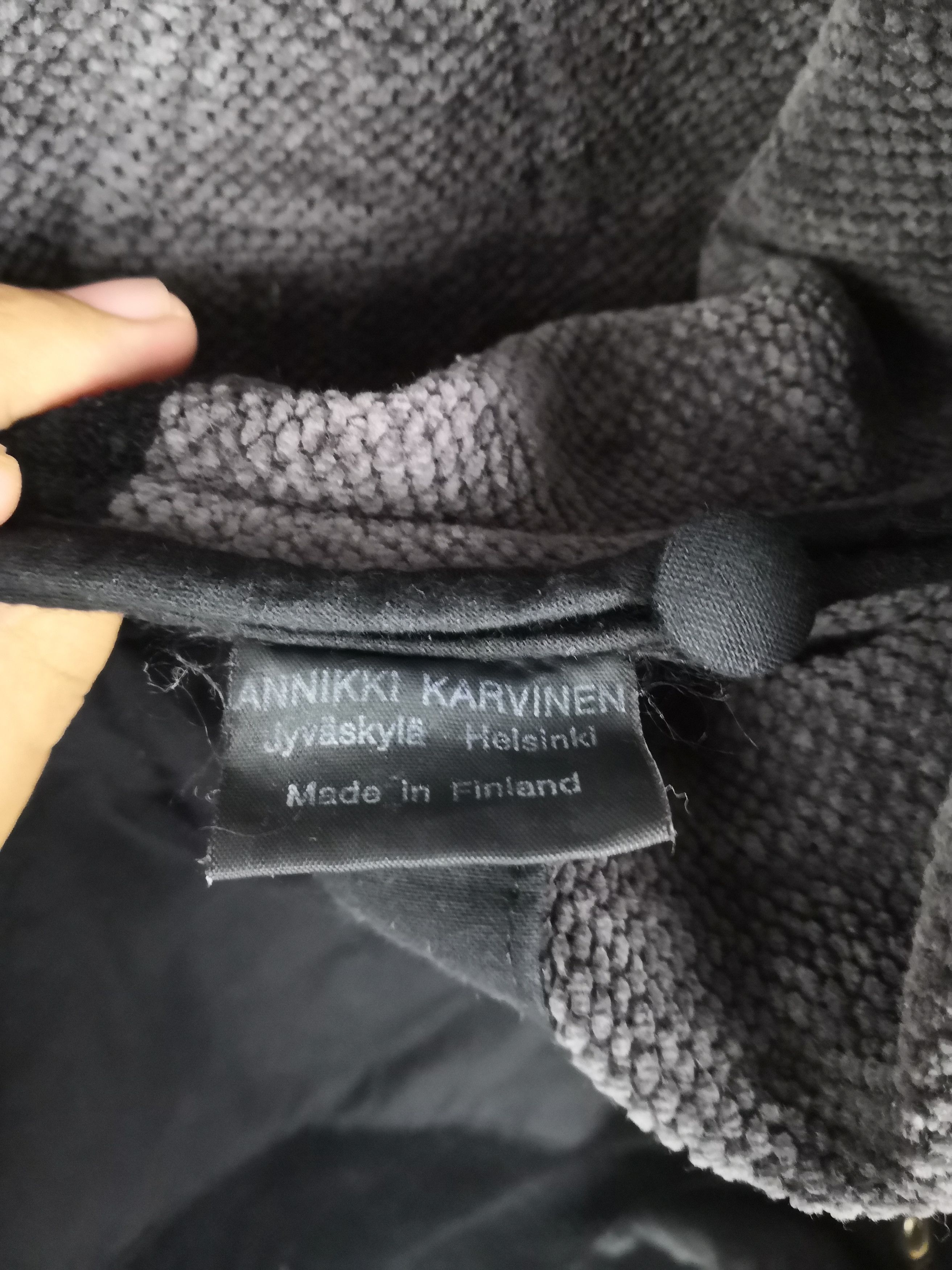 Annikki Karvinen Vintage Annikki Karvinen Jacket Handmade Art Winter Coat Size US L / EU 52-54 / 3 - 7 Thumbnail