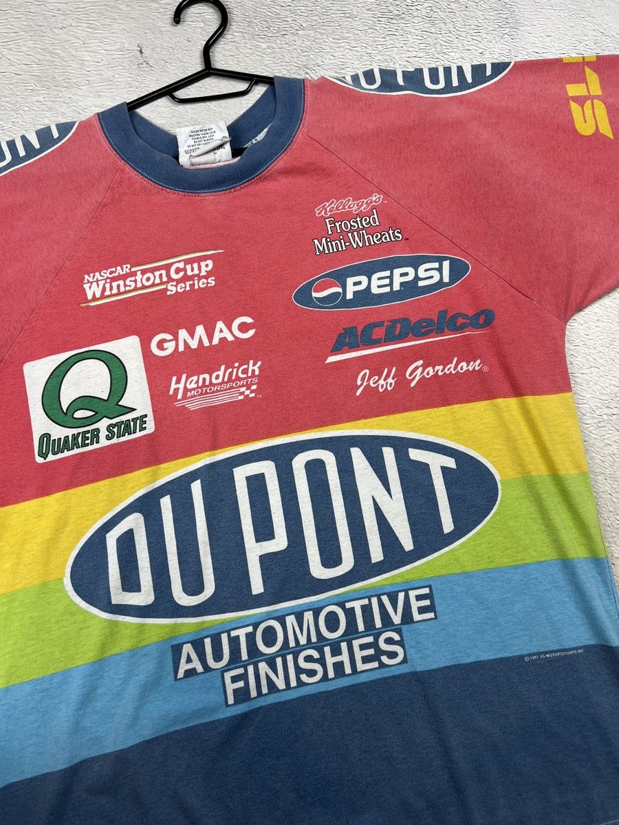 NASCAR Vintage 1997 OU PONT Nascar Winston Cup series 24 number y2k Size US L / EU 52-54 / 3 - 3 Thumbnail