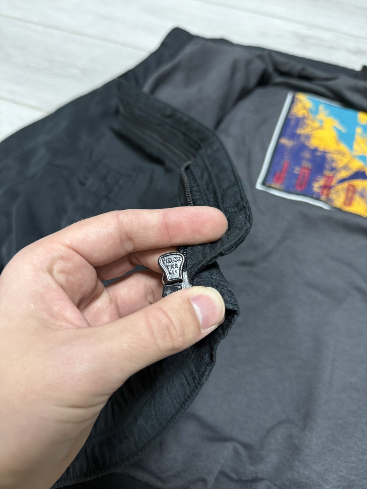 Jordan Brand Nike Jordan vintage 90s big logo jacket zip 1990 Size US XL / EU 56 / 4 - 15 Thumbnail