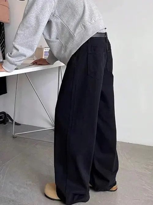 Japanese Brand × Vintage Vintage Classic 90s Wide Leg Flared Jeans Size US 32 / EU 48 - 4 Thumbnail