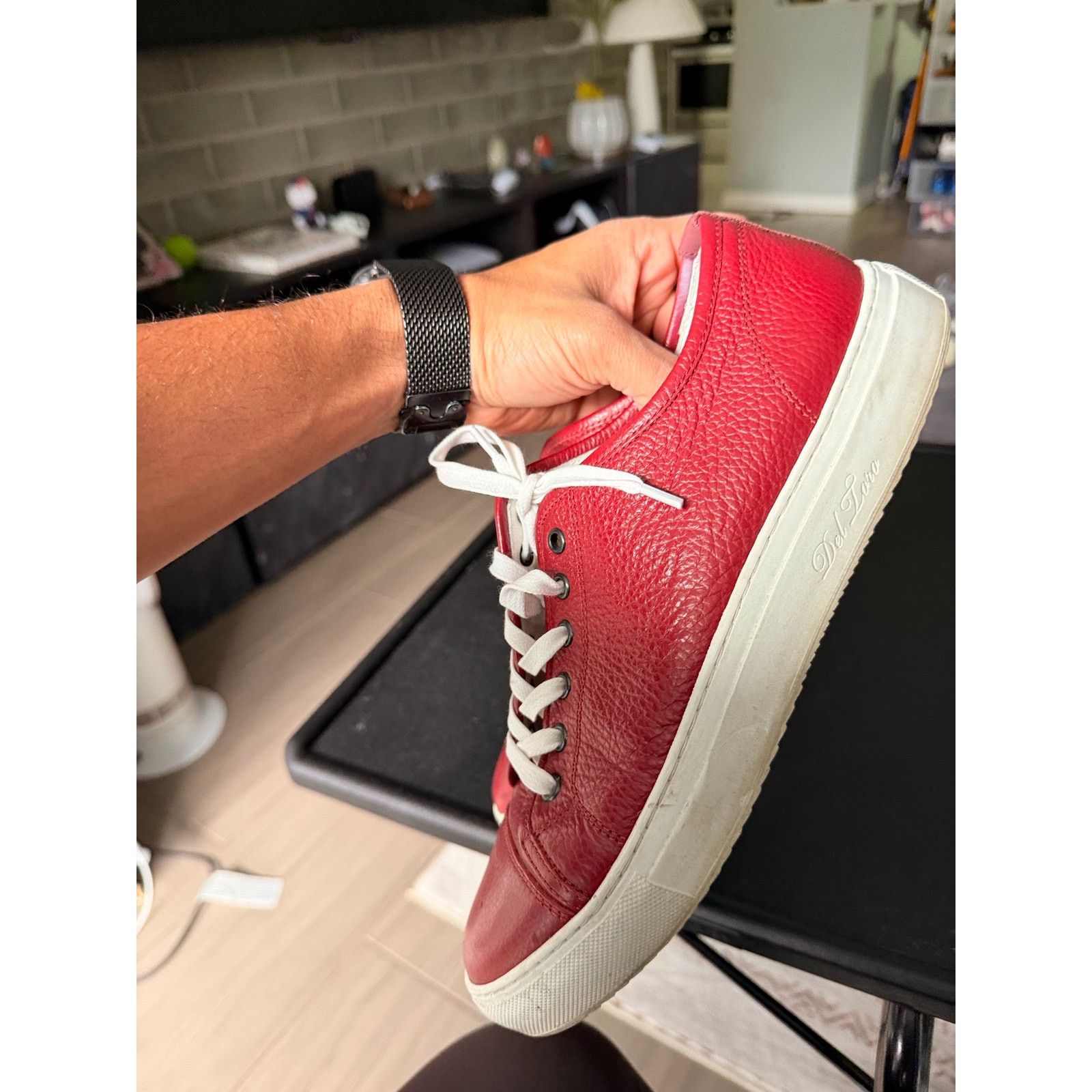 Del Toro Del Toro Leather Sneakers Size US 9 / EU 42 - 3 Thumbnail
