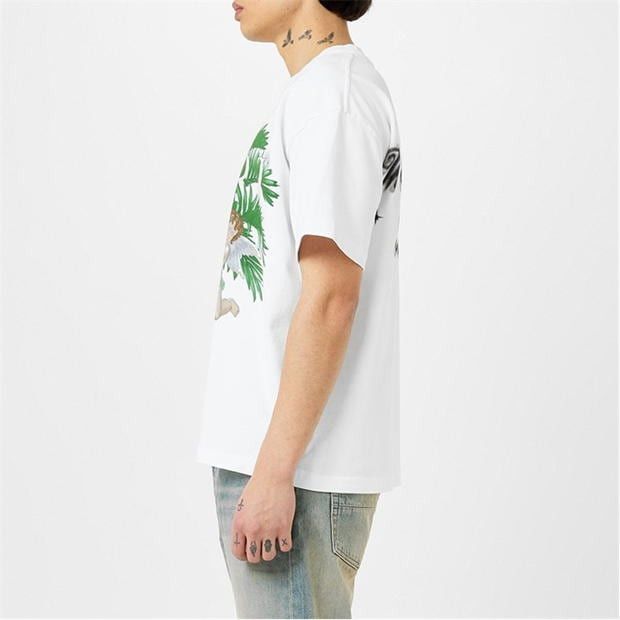 Amiri AMIRI Airbrush Cherub Graphic T-Shirt Size US XL / EU 56 / 4 - 3 Thumbnail