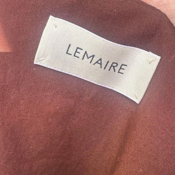 Lemaire LEMAIRE Twisted Wrap Shirt Burgundy Blouse 100% Cotten Size M / US 6-8 / IT 42-44 - 4 Thumbnail