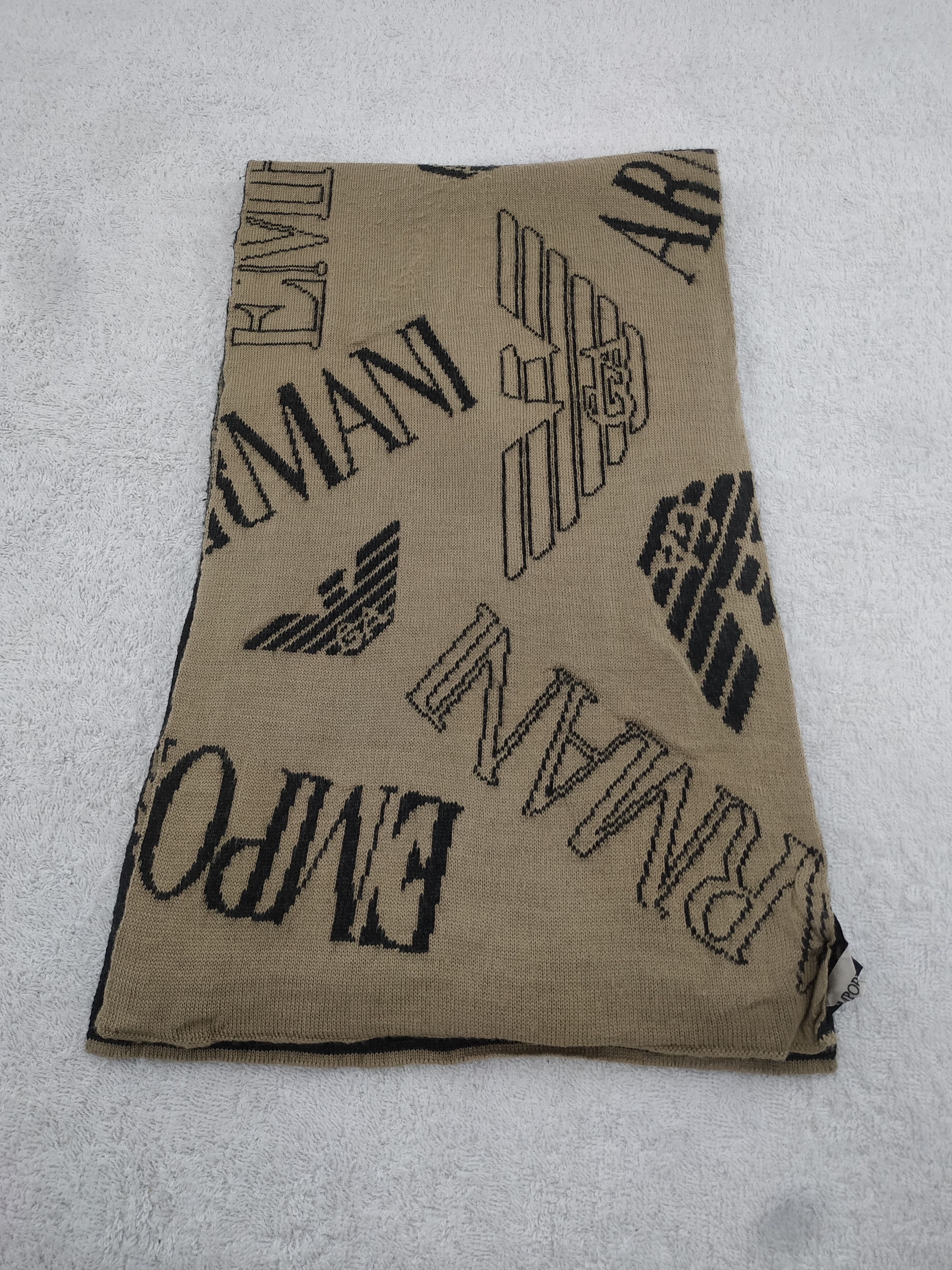 Emporio Armani Vintage Emporio Armani Scarf/Muffler/Neckwear MF539 Size ONE SIZE - 2 Thumbnail