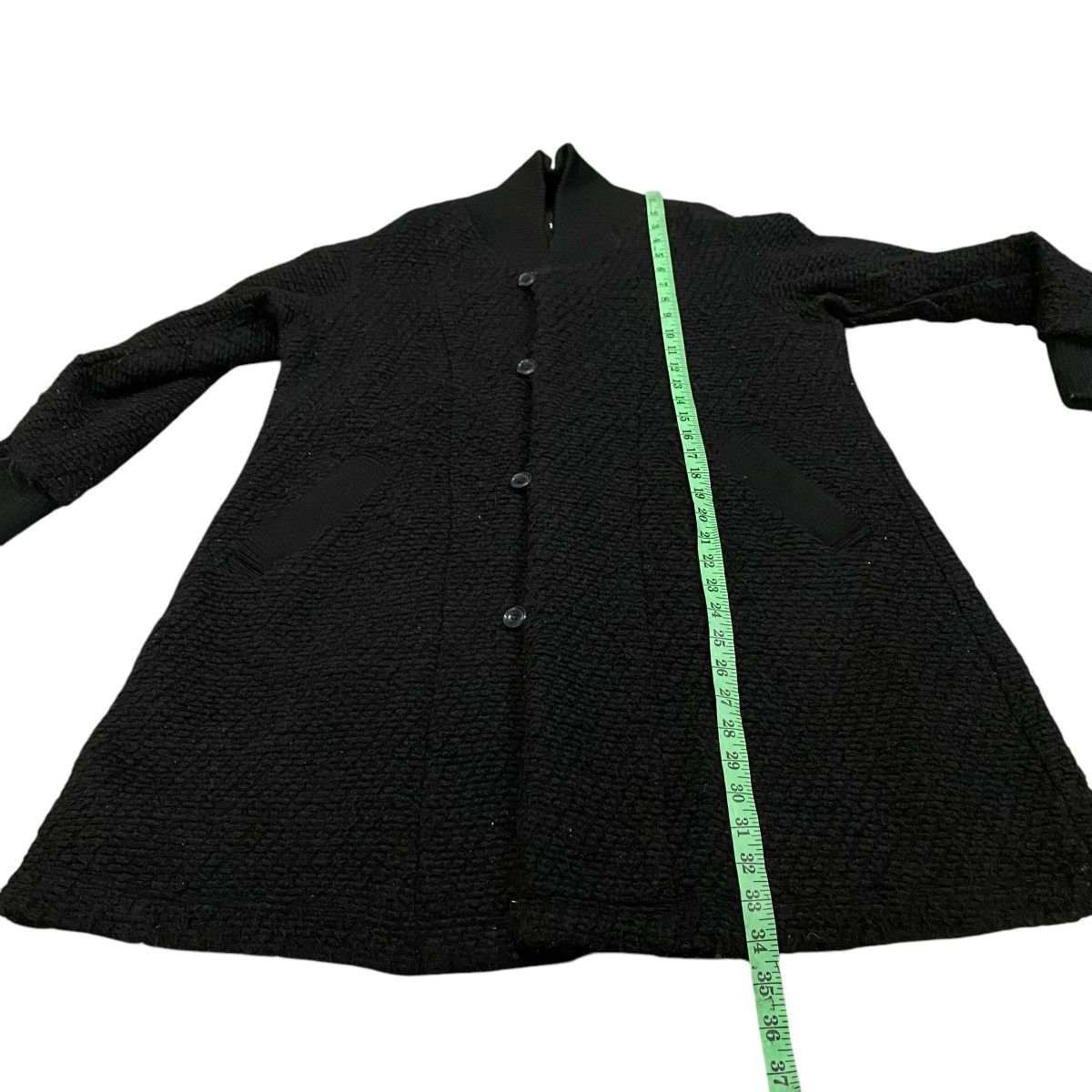 Issey Miyake × Japanese Brand × Zucca Vintage Issey Miyake Zucca Button Jacket M Size Black Colour Size US M / EU 48-50 / 2 - 12 Thumbnail