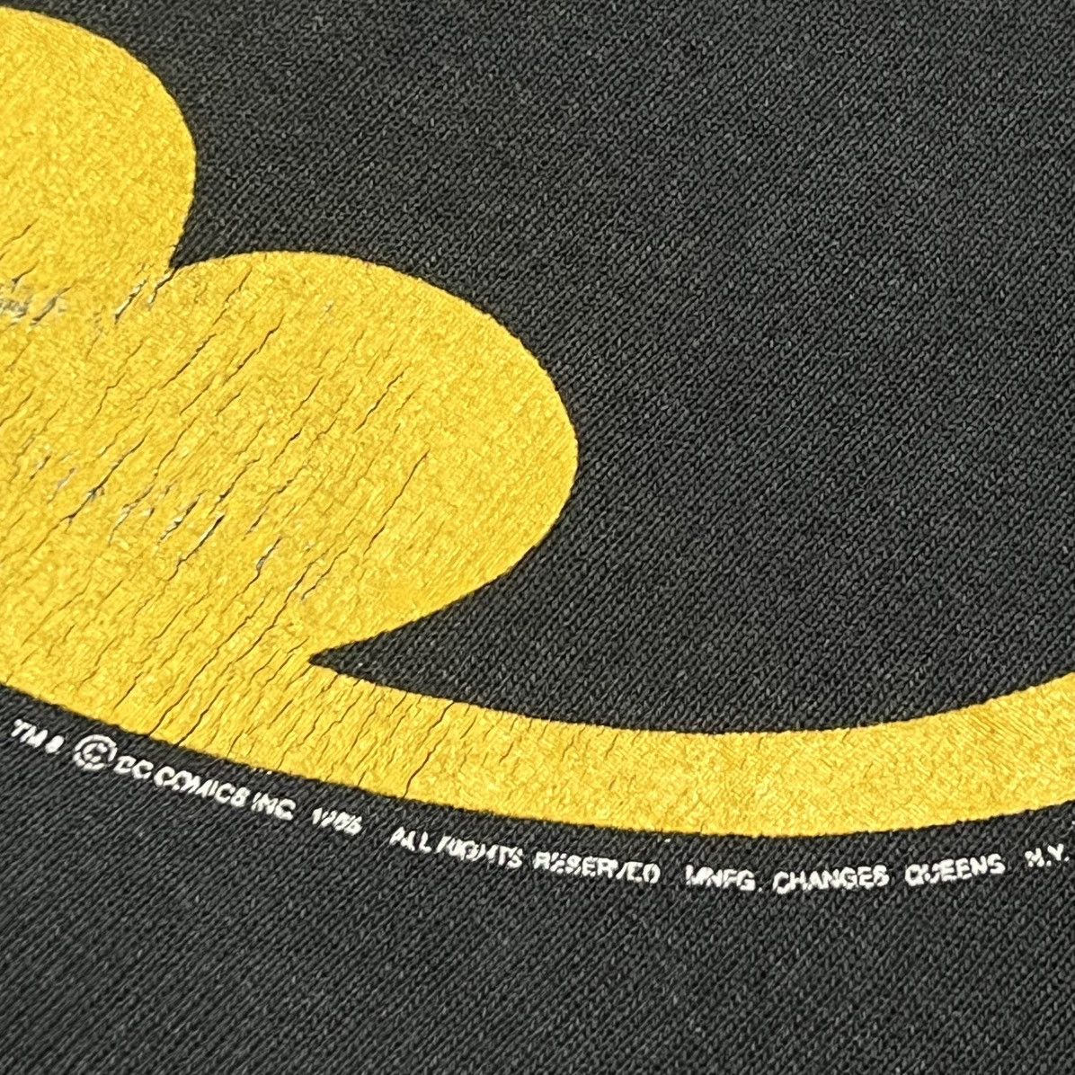 DC Comics 80s Vintage Distressed Batman Sweatshirt Size US L / EU 52-54 / 3 - 5 Thumbnail