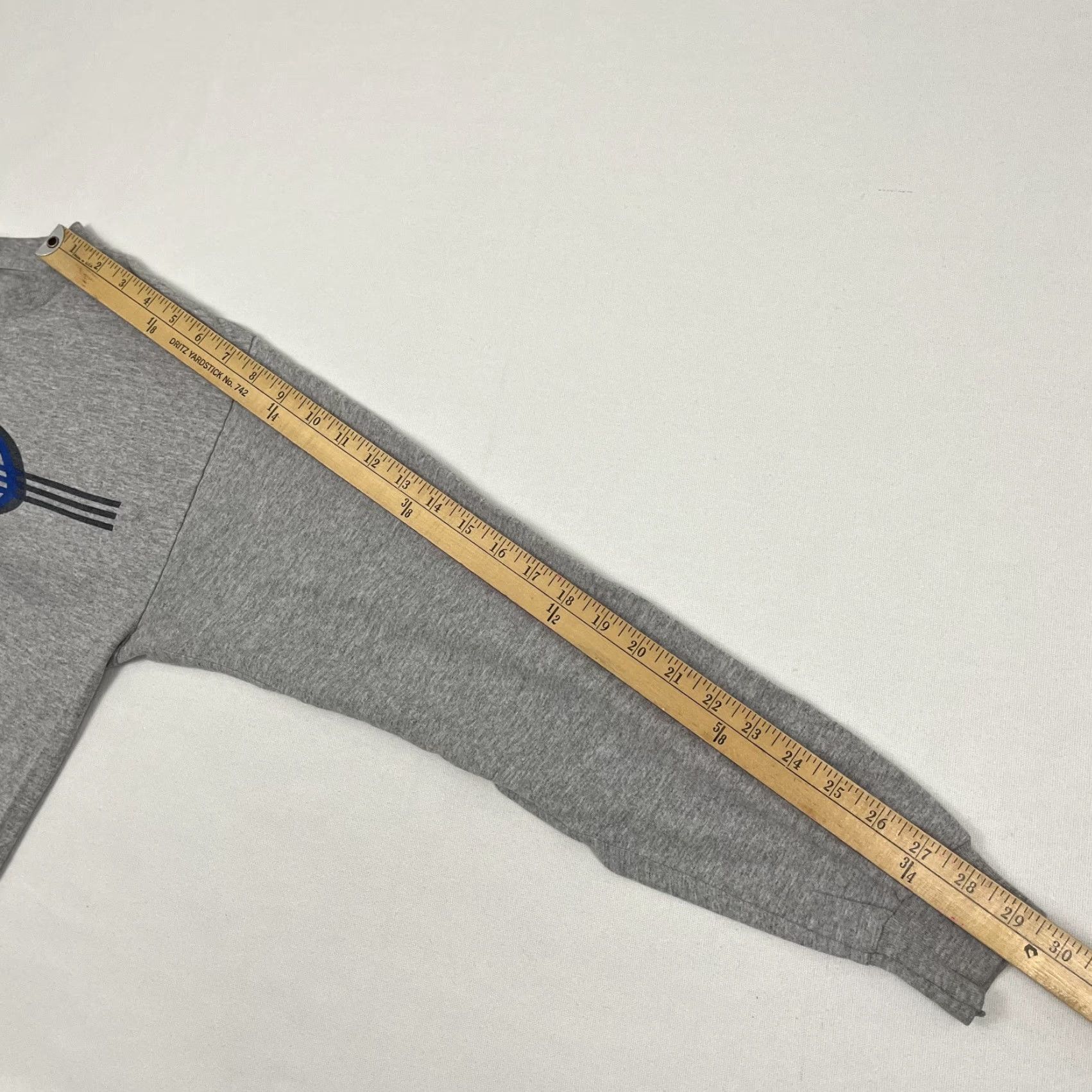 Adidas VINTAGE adidas Shirt Mens Small Gray Soccer Big Logo Retro Graphic Tee Long Sleeve Size US S / EU 44-46 / 1 - 6 Thumbnail