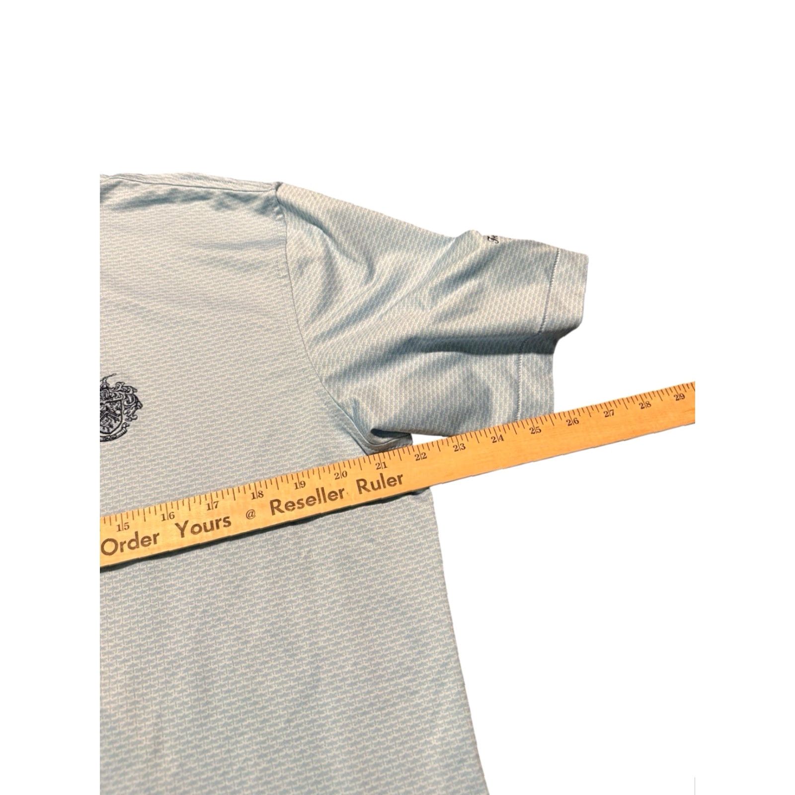 Peter Millar Peter Millar Polo Mens Medium Blue Golf Bedminster Trump National Summer Comfort Size US M / EU 48-50 / 2 - 7 Thumbnail