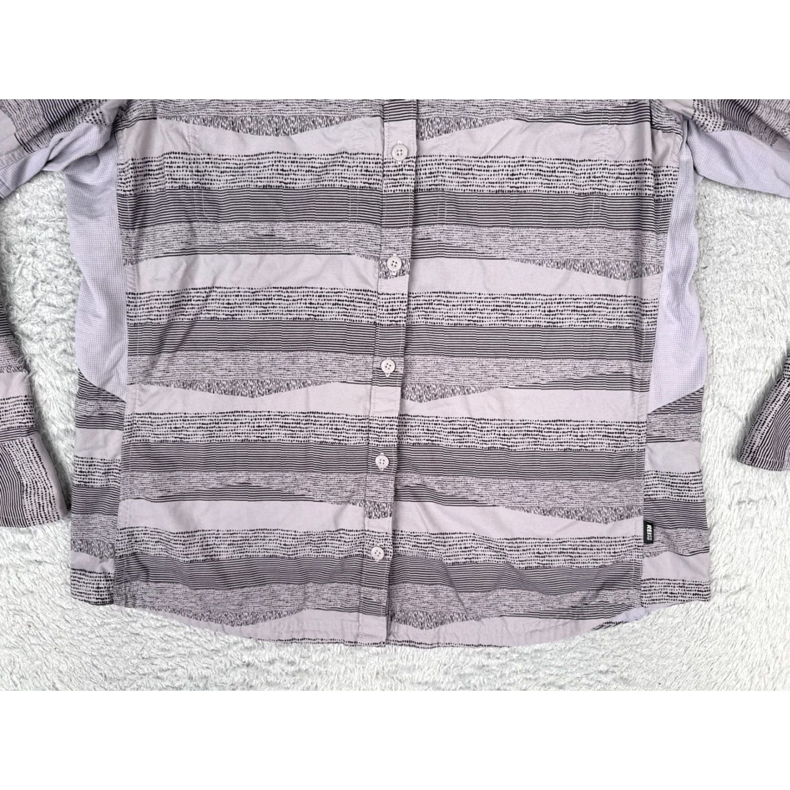 Vintage REI Shirt Women L Purple Button Up Long Sleeve Cotton Fish Angler Hike Size L / US 10 / IT 46 - 5 Thumbnail