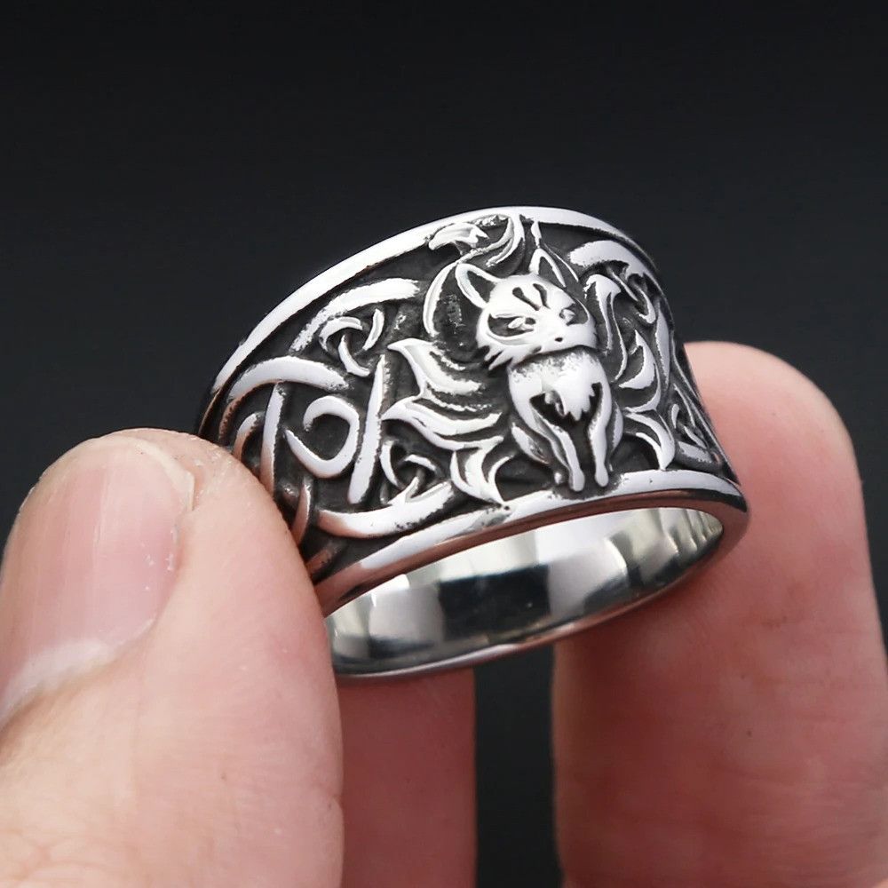Other Hip Hop Nine Tailed Fox Ring Size ONE SIZE - 2 Thumbnail