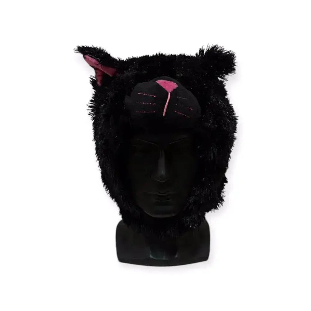 Japanese Brand Animal Fleece Bunny Horn Beanie Hat Size ONE SIZE - 1 Thumbnail