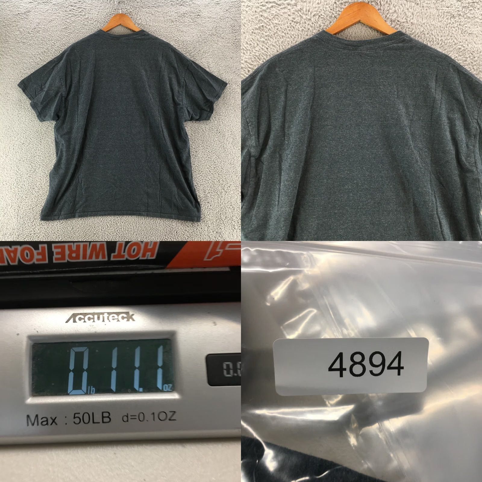 Gildan Gildan Shirt Mens 2XL Gray Chicago Kind Town Tee Grey Graphic Print Casual Size US XXL / EU 58 / 5 - 8 Thumbnail