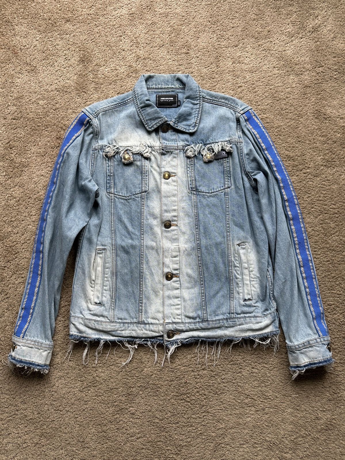 Pink dolphin denim jacket hotsell