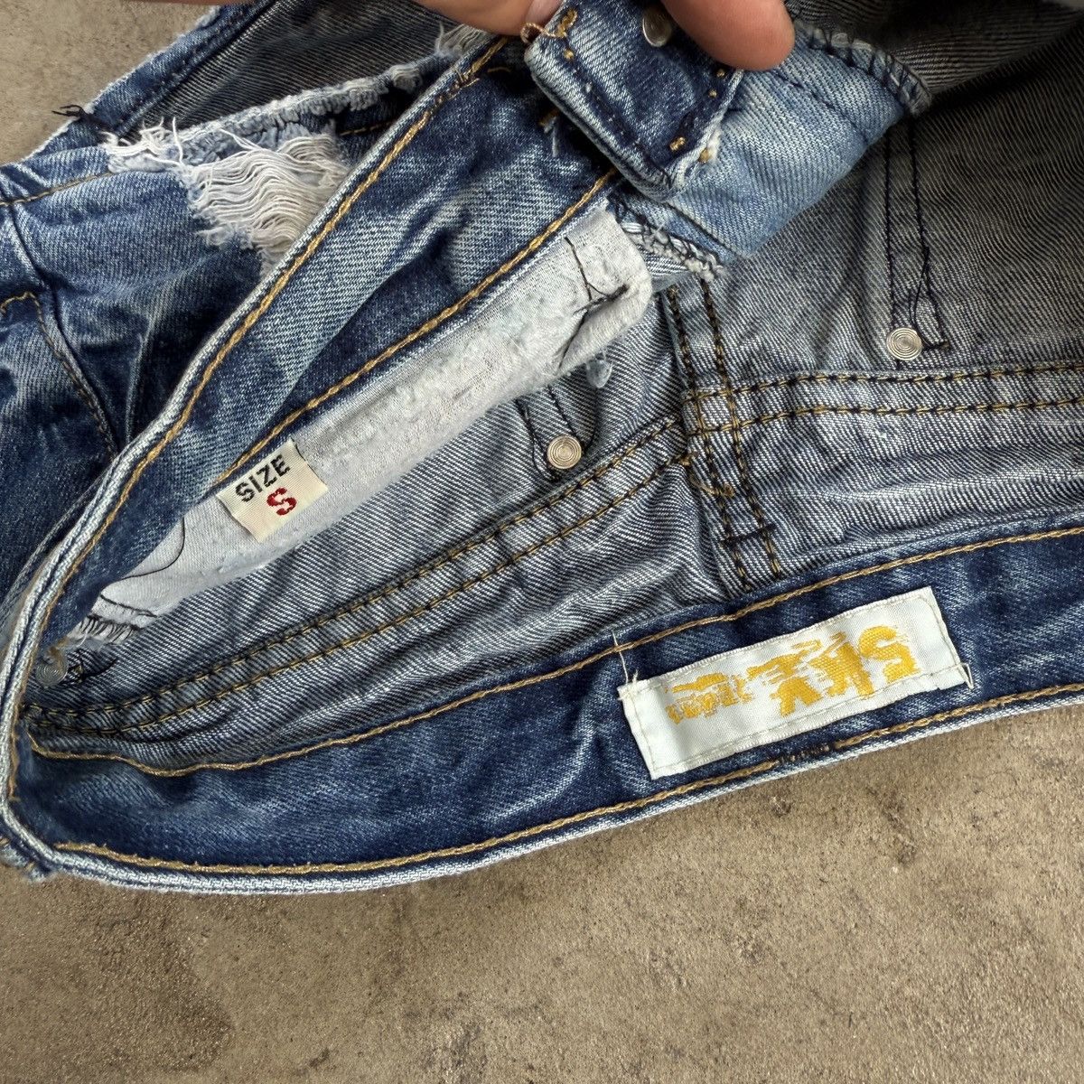 Vintage Vintage Y2K Denim Sexy Mini Shorts Size 25" / US 0 / IT 36 - 6 Thumbnail