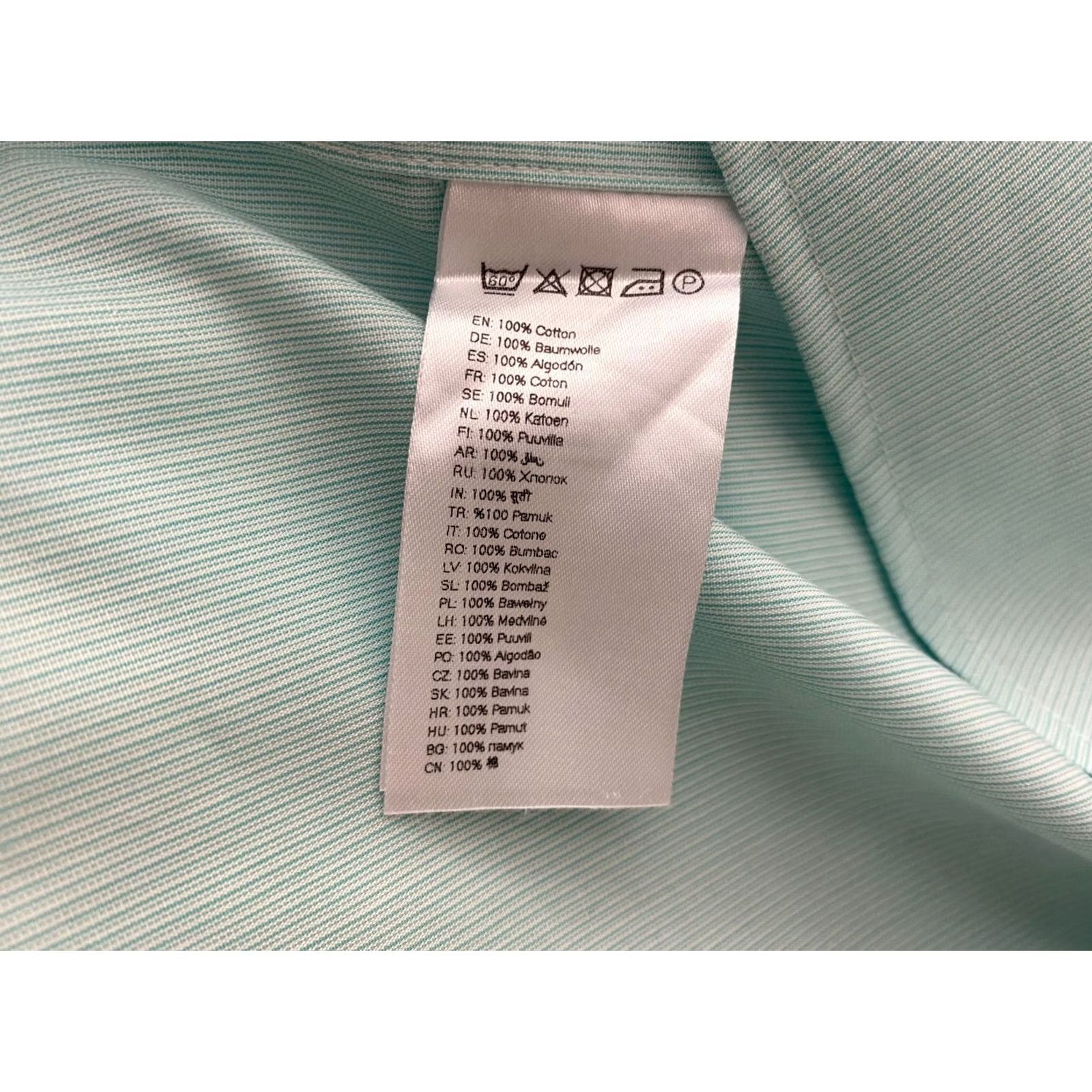 Eton Etón Dress Shirt Slim Blue Cotton 16 41 16 Mens Business Shirt ID 16 41 16 Blue Cotton Church Size 42R - 7 Thumbnail