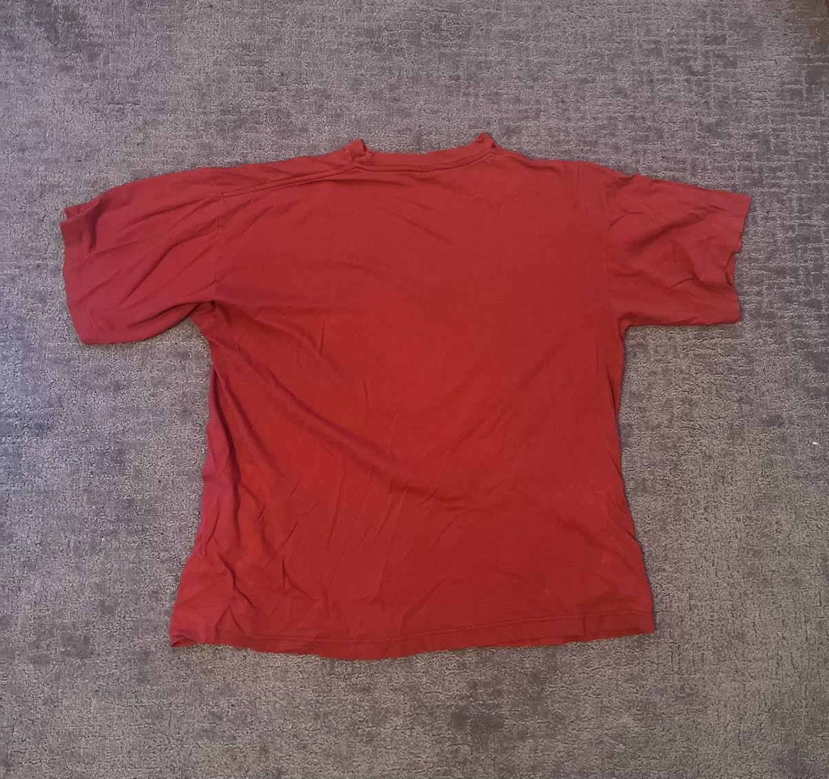 Vintage Vintage 90s Alabama Crimson Tide Single Stitch Red T Shirt Size US XL / EU 56 / 4 - 2 Thumbnail