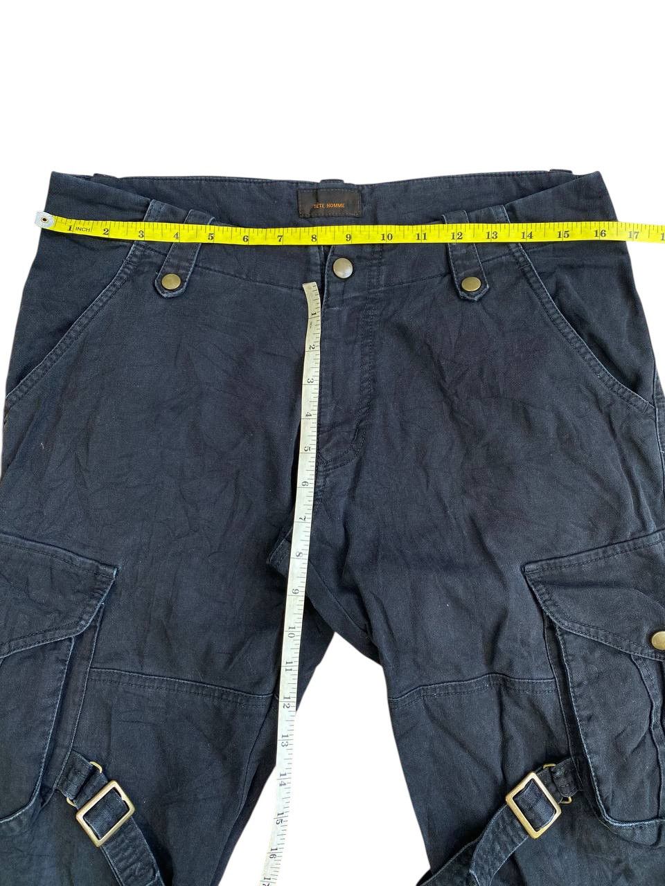 Tete Homme 2000's Tete Homme Cargo Bondage Pants Size US 33 - 3 Thumbnail