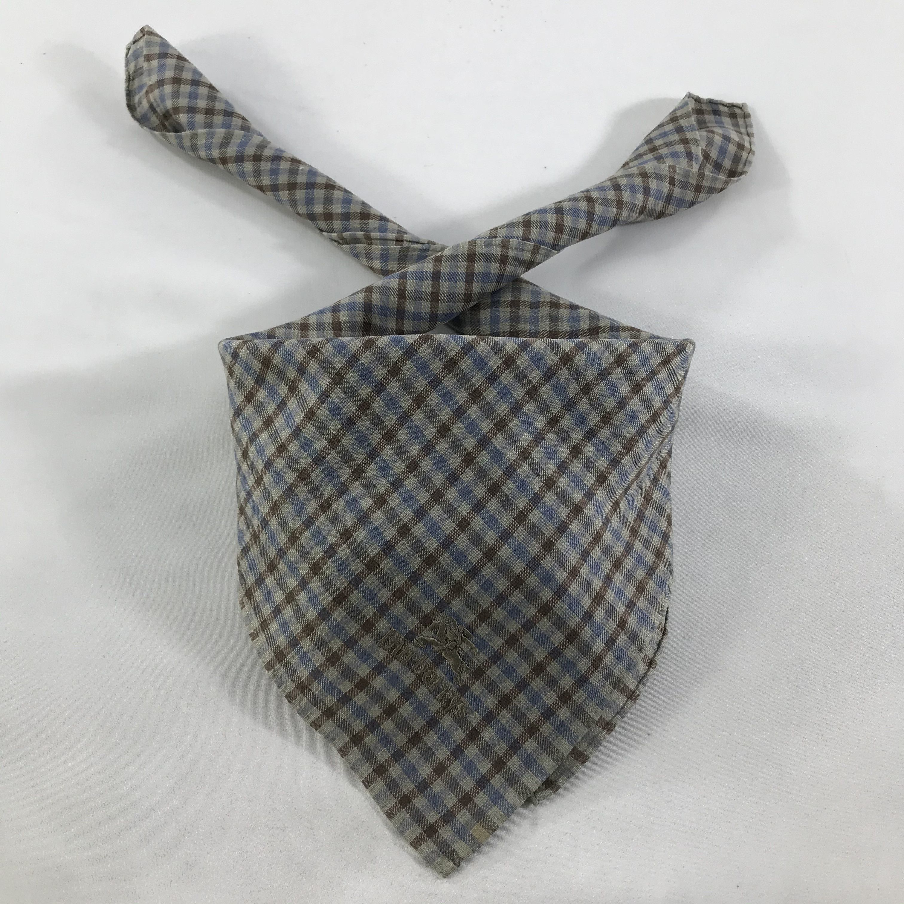 Burberry × Vintage Burberry Bandana / Handkerchief / Neckerchief - S1354 Size ONE SIZE - 3 Thumbnail