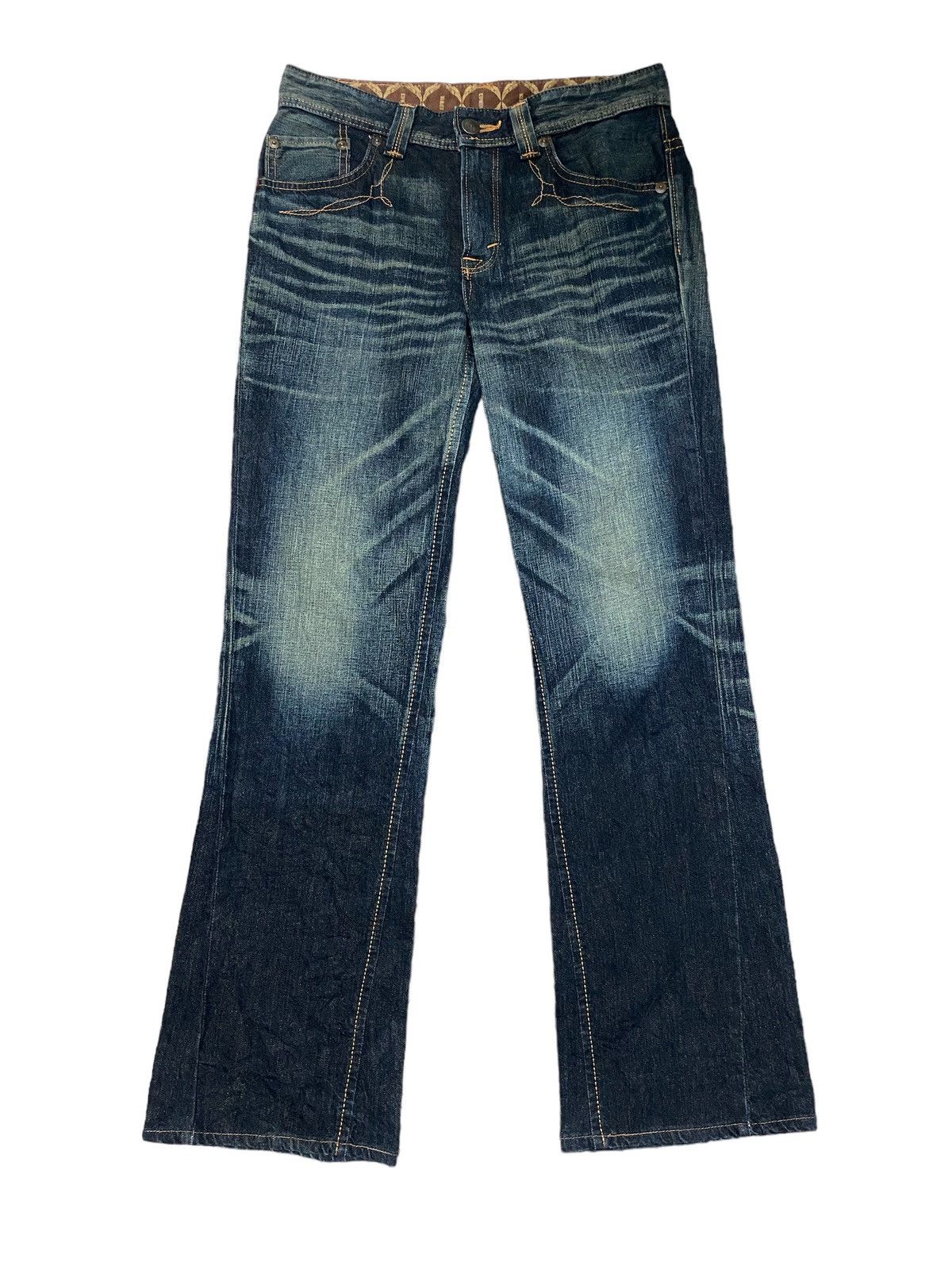 Kapital Flare Jeans Clawmark Edwin Japan Denim Boot Cut Bell Bottom Size US 30 / EU 46 - 1 Thumbnail