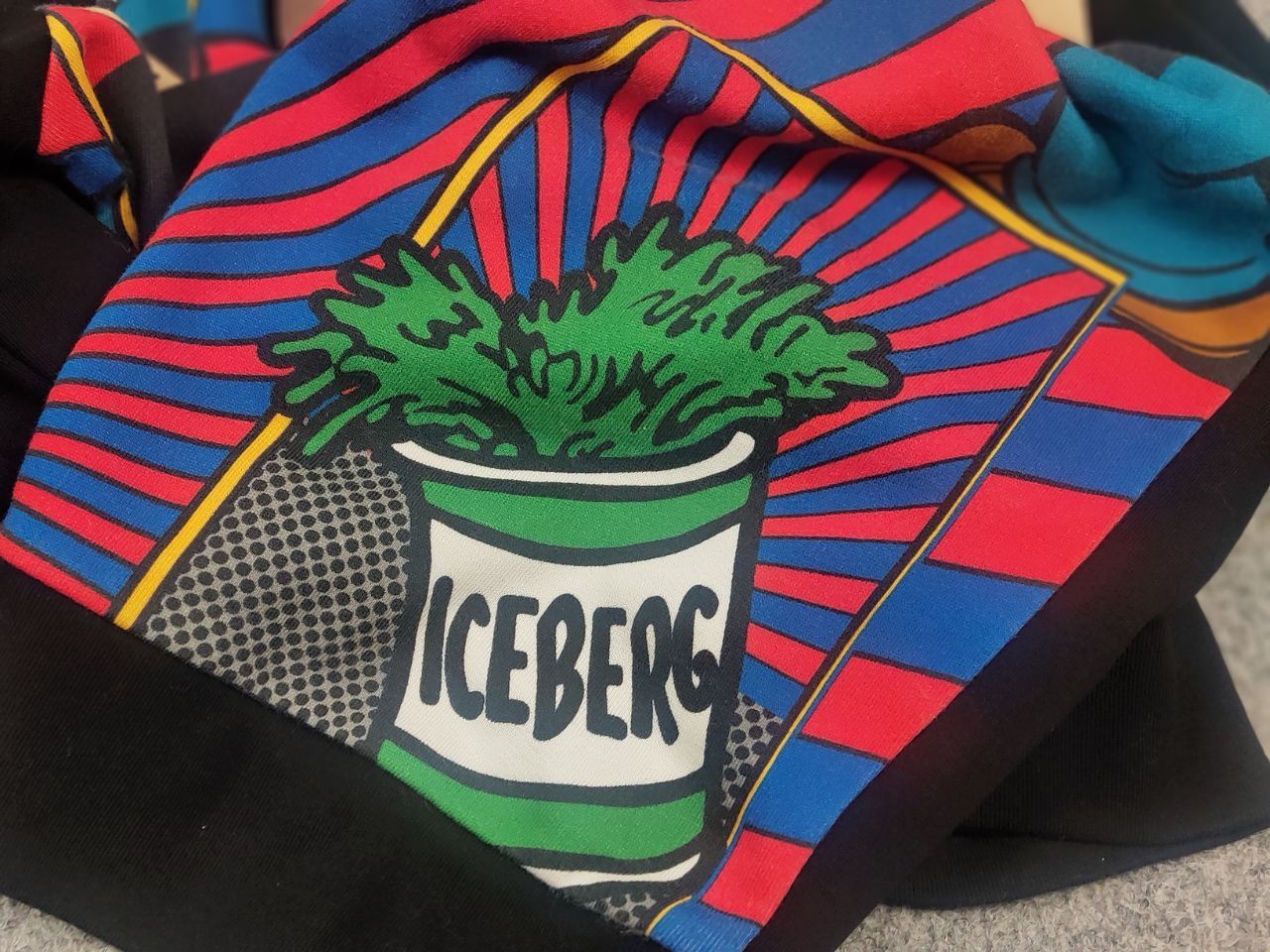 Iceberg Iceberg Popeye Stripe Art Sweatshirt Pullover Vintage Style Size US XL / EU 56 / 4 - 18 Thumbnail