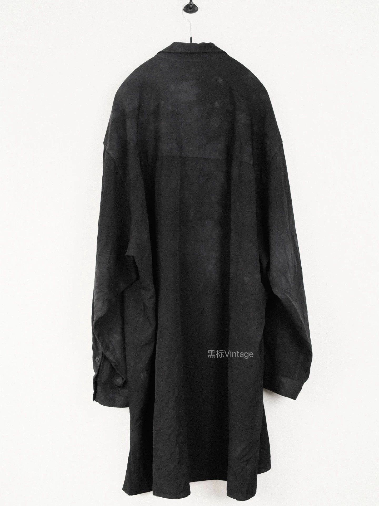 Yohji Yamamoto Yohji Yamamoto 20AW Discharge Pleated Wool Shirt 9/10 Size US L / EU 52-54 / 3 - 2 Thumbnail