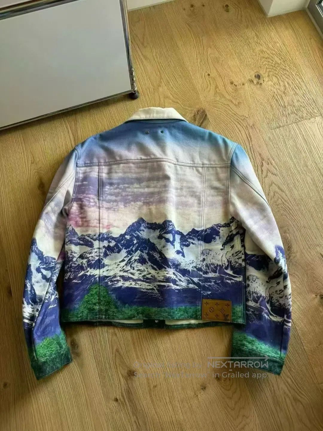 Louis Vuitton Louis Vuitton Mountain Landscape Denim Jacket| Size US S / EU 44-46 / 1 - 2 Thumbnail