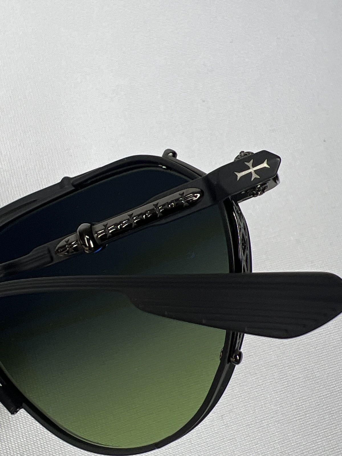 Chrome Hearts Chrome Hearts Free Ride MBK Matte Black 54-19-149 Sunglasses Size ONE SIZE - 4 Thumbnail