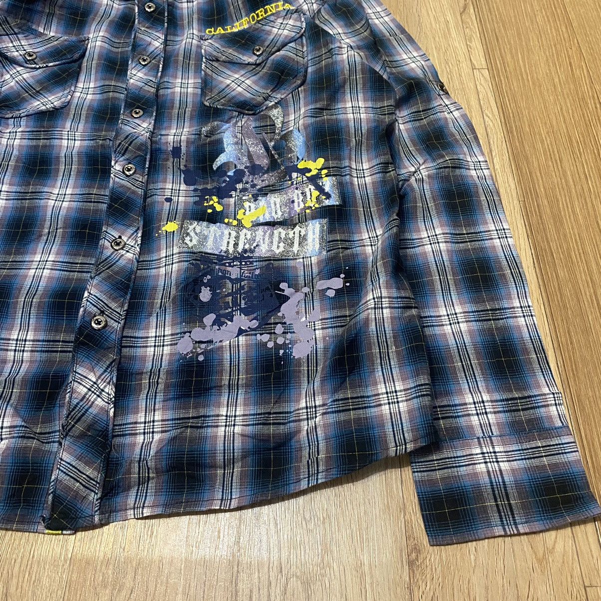 Hysteric Glamour Bad boy plaid button up shirt Size US L / EU 52-54 / 3 - 5 Thumbnail