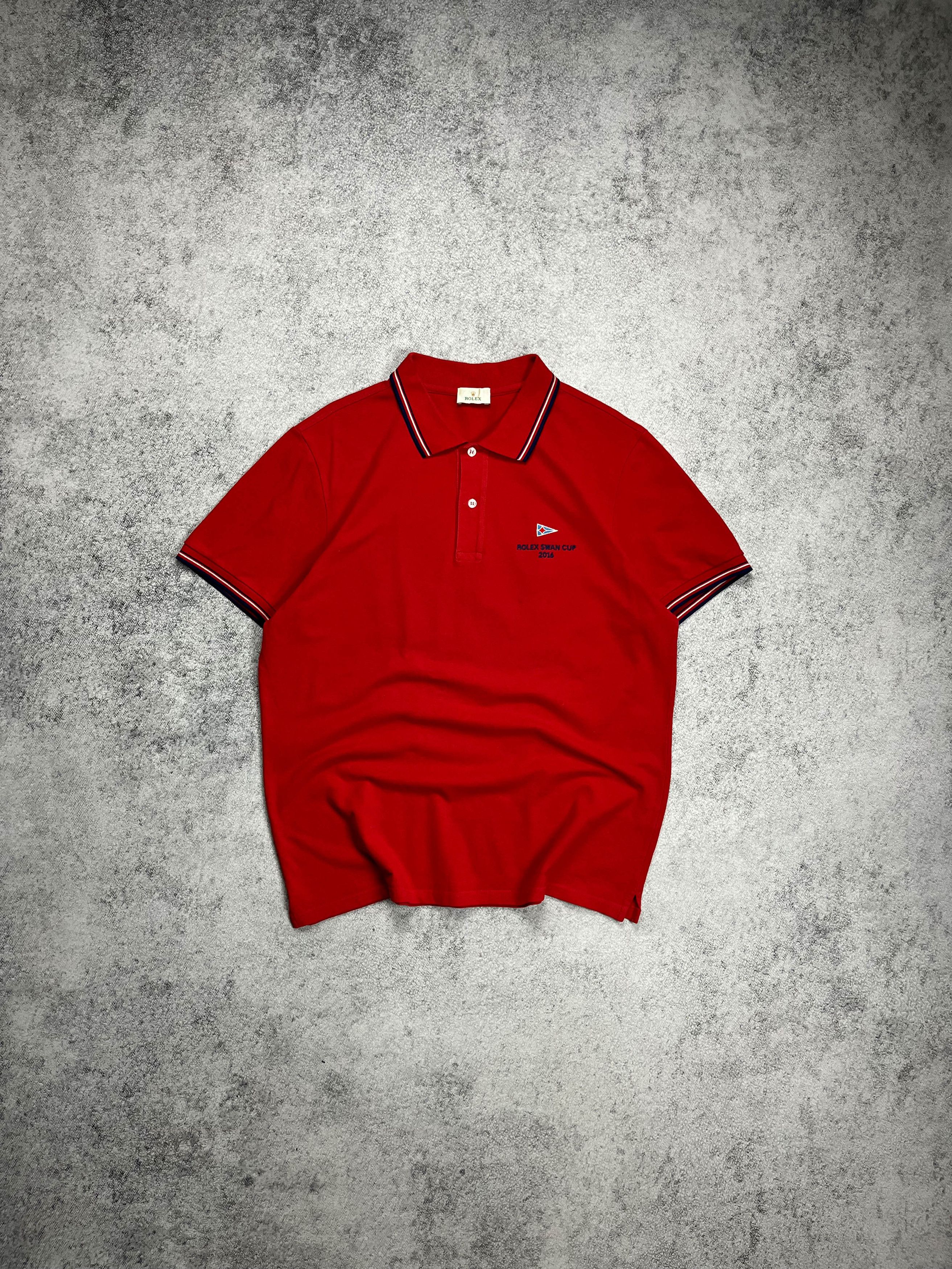 image of Rolex Swan Cup Polo in Red, Men's (Size Large)