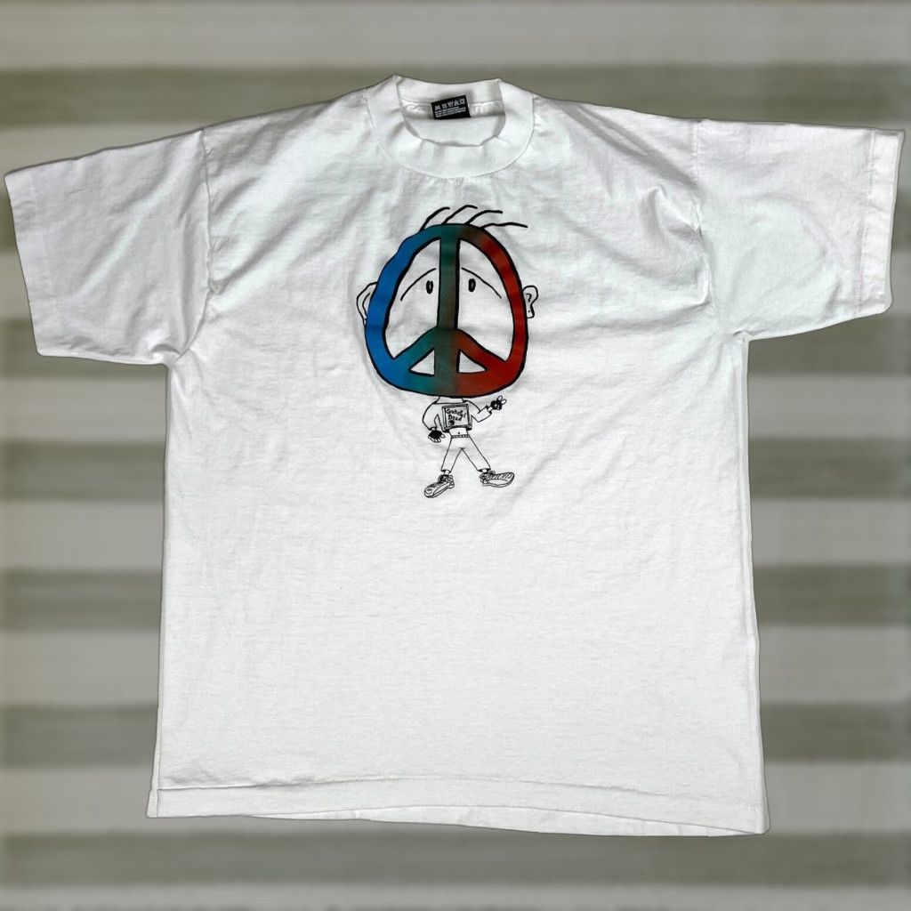 Fruit Of The Loom VINTAGE Grateful Dead T-Shirt Unisex Adults Short Sleeve Crew Neck White Cotton Poly Blend Sz L 90s Size US L / EU 52-54 / 3 - 1 Thumbnail
