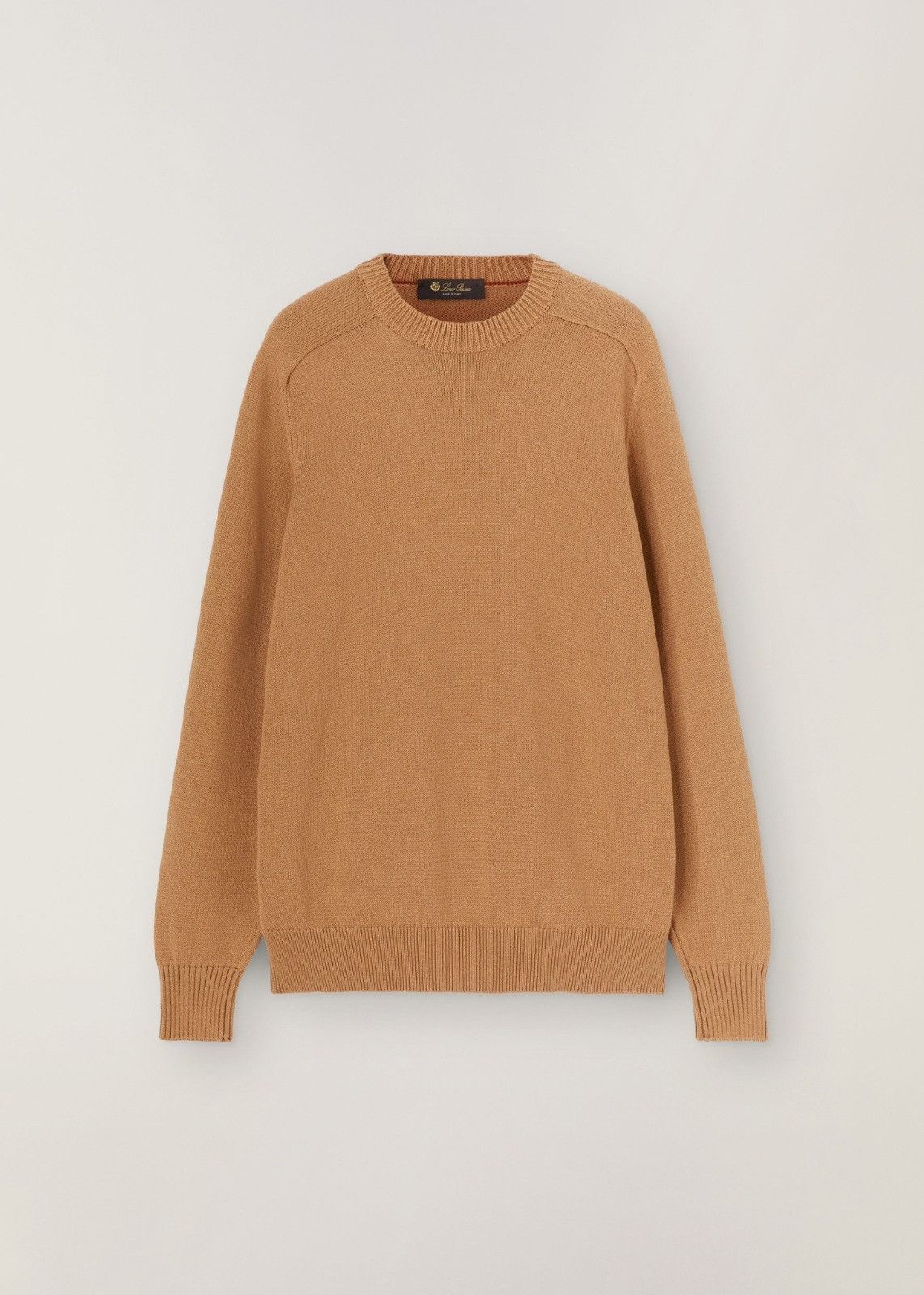 Loro Piana o1srvl11e1024 Girocollo Crewneck Sweater in Brown Size US S / EU 44-46 / 1 - 1 Thumbnail