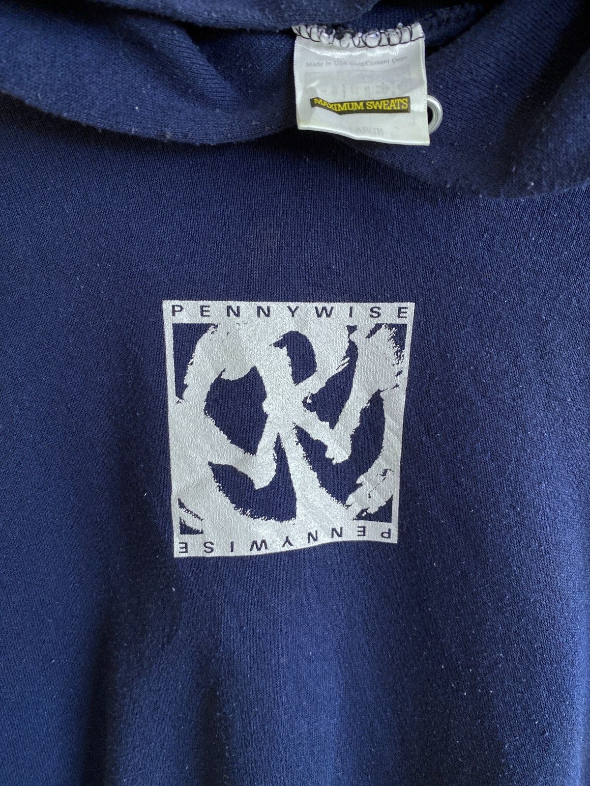 Band Tees Very Rare Vintage Pennywise Epitaph Records Hoodie 1990s Size US L / EU 52-54 / 3 - 5 Thumbnail