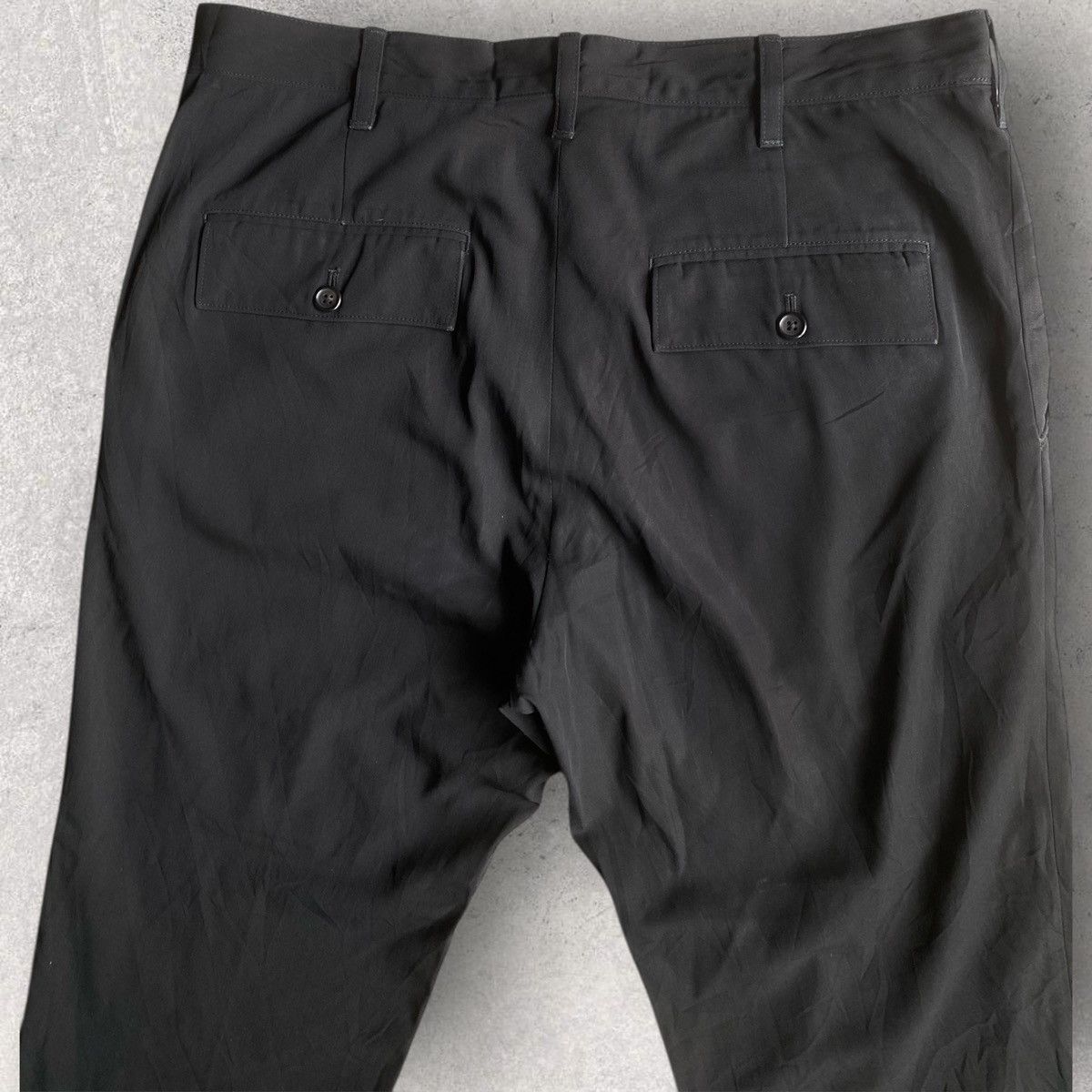 Yohji Yamamoto AW07 Wool Gabardine Front Pocket Pants Size US 34 / EU 50 - 6 Thumbnail