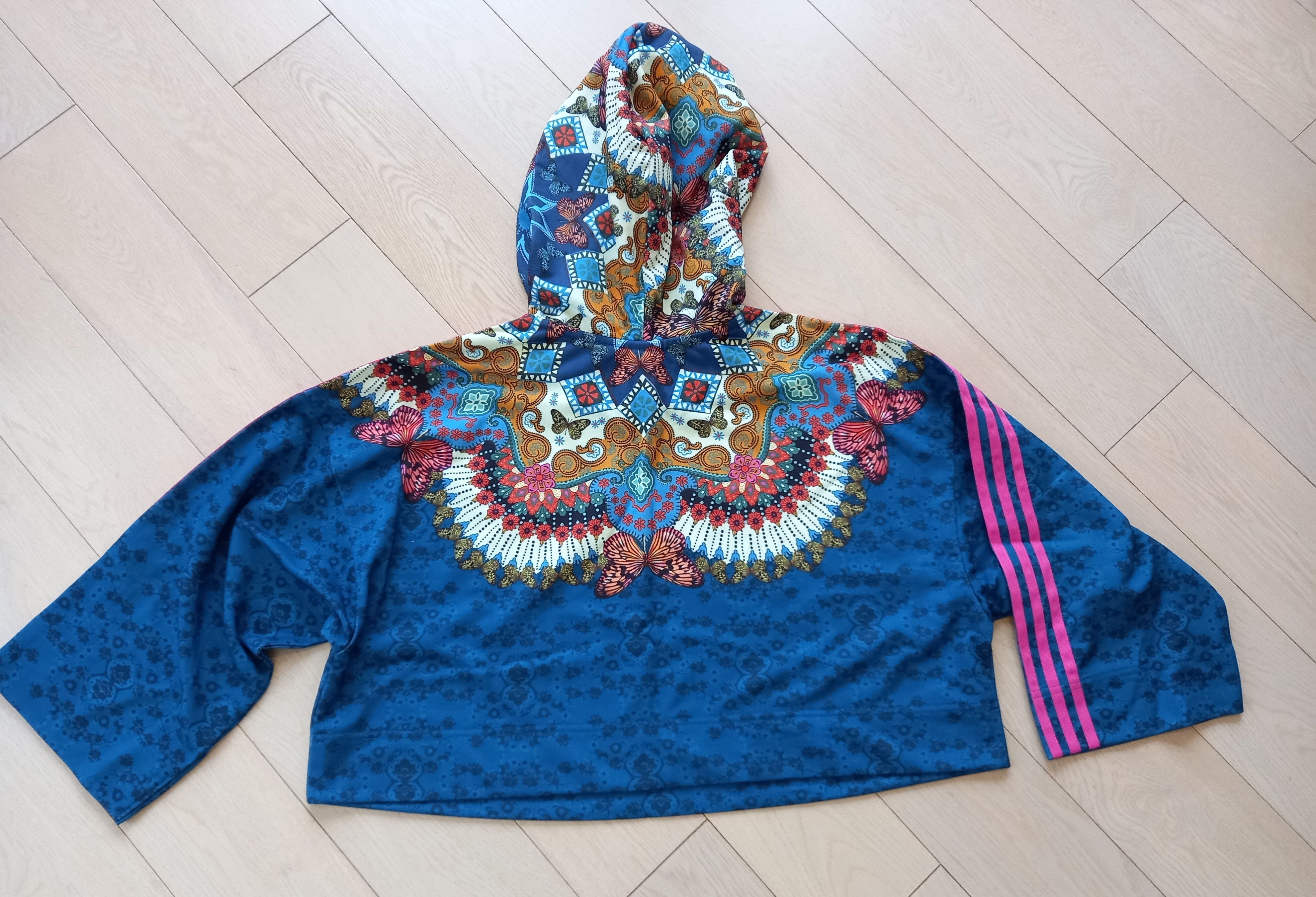 Adidas Adidas Originals Farm Borbomix Сropped Hoodie M BR5140 Size M / US 6-8 / IT 42-44 - 2 Thumbnail