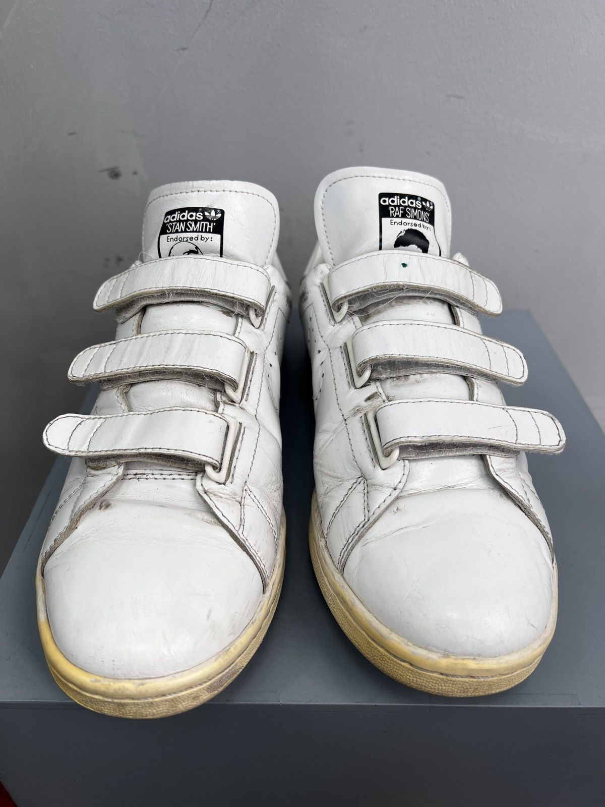 Adidas × Designer × Raf Simons Adidas Raf Simons Stan Smith white leather 2013 Size US 9 / EU 42 - 6 Thumbnail