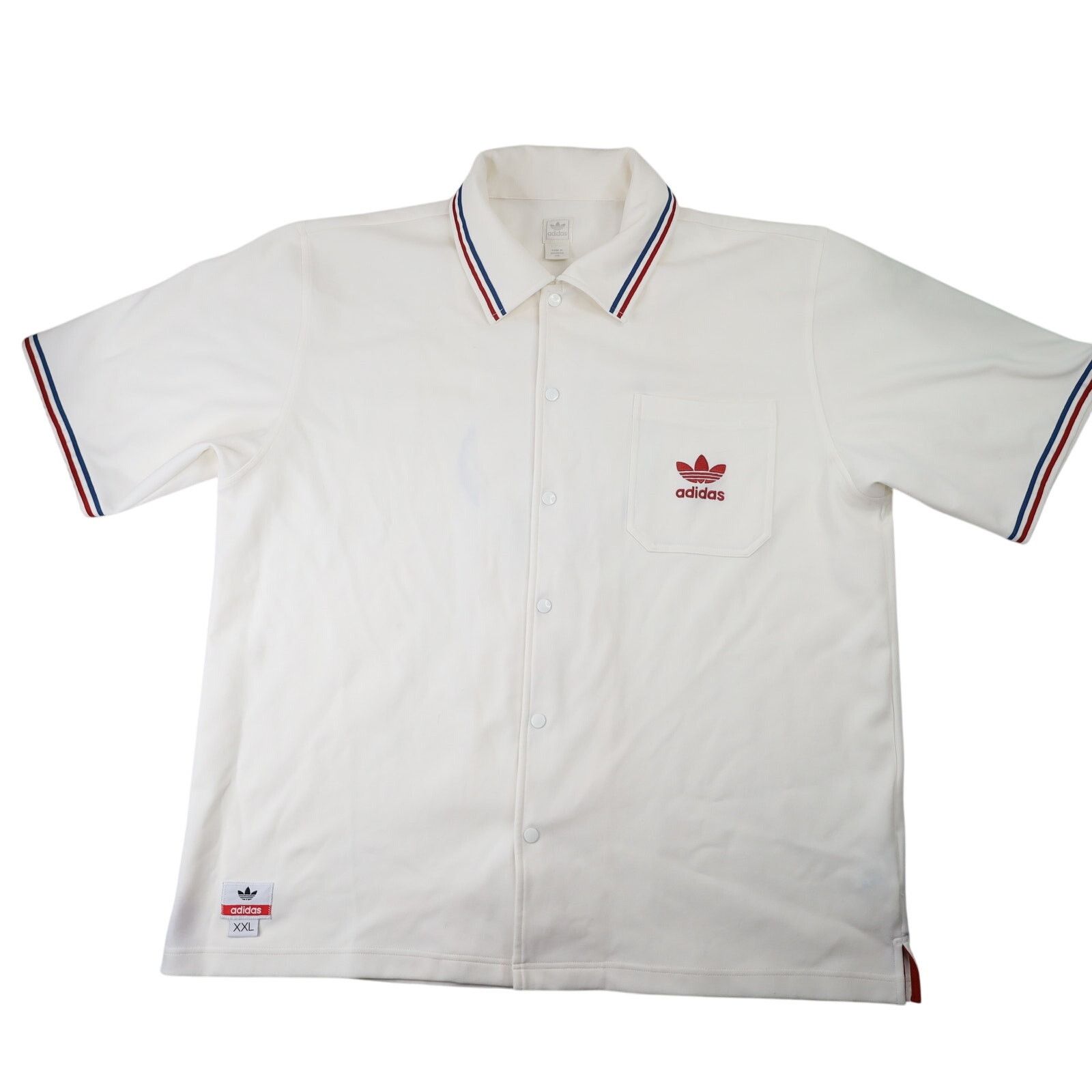 Adidas × NBA × Vintage Vintage Y2k Adidas Philadelphia 76ers Fan Warm Up Shirt Size US XXL / EU 58 / 5 - 1 Thumbnail