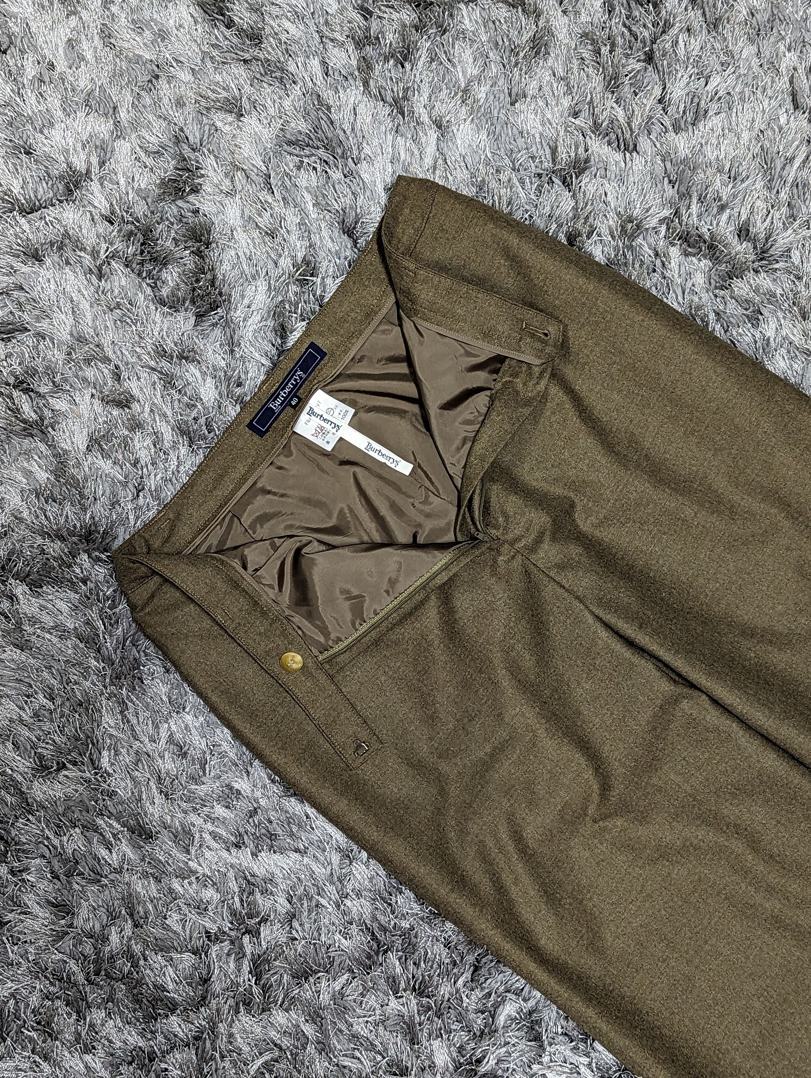 Burberry Vintage Burberry Pants Womens Plain Trouser Designer Size 27" / US 4 / IT 40 - 7 Thumbnail