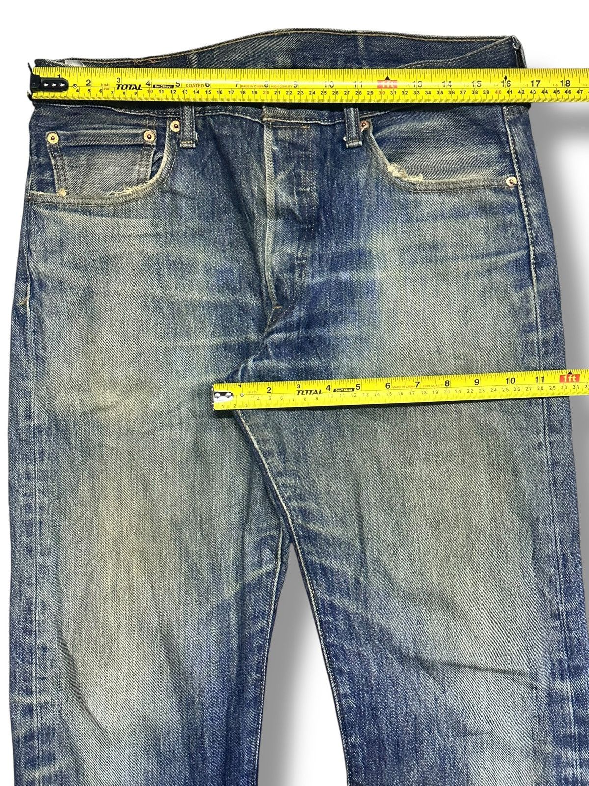 Levi's Levis Straus & Co Straight Loose Style With Faded Wash Size US 33 - 14 Thumbnail