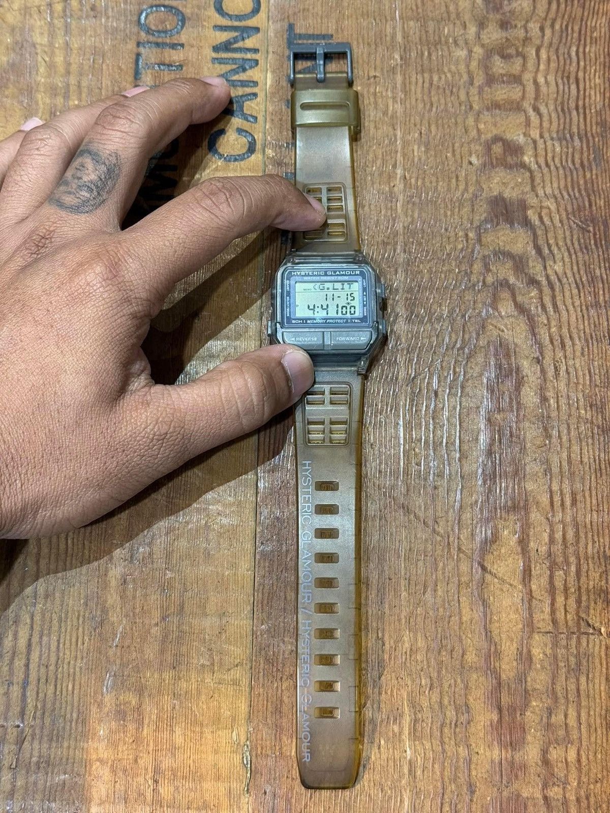 Casio Rare Vintage Casio X Hysteric Glamour DB81 Data Bank Size ONE SIZE - 4 Thumbnail