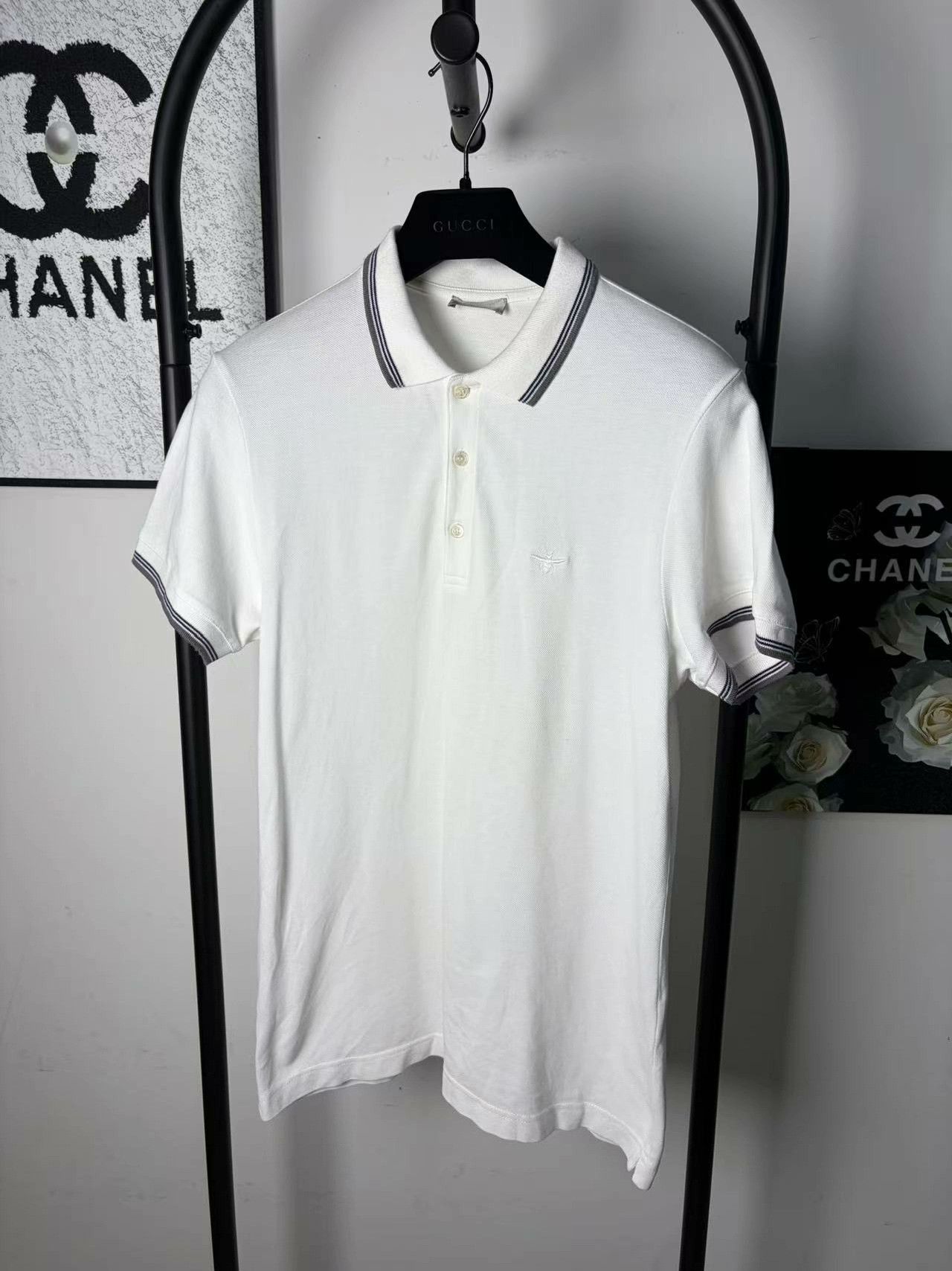 Dior Dior White Polo m Men Size US M / EU 48-50 / 2 - 1 Thumbnail