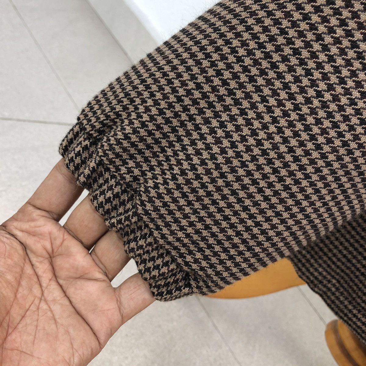 RAGEBLUE RAGEBLUE Thermolite Houndstooth Coach Work Jacket Size US L / EU 52-54 / 3 - 14 Thumbnail